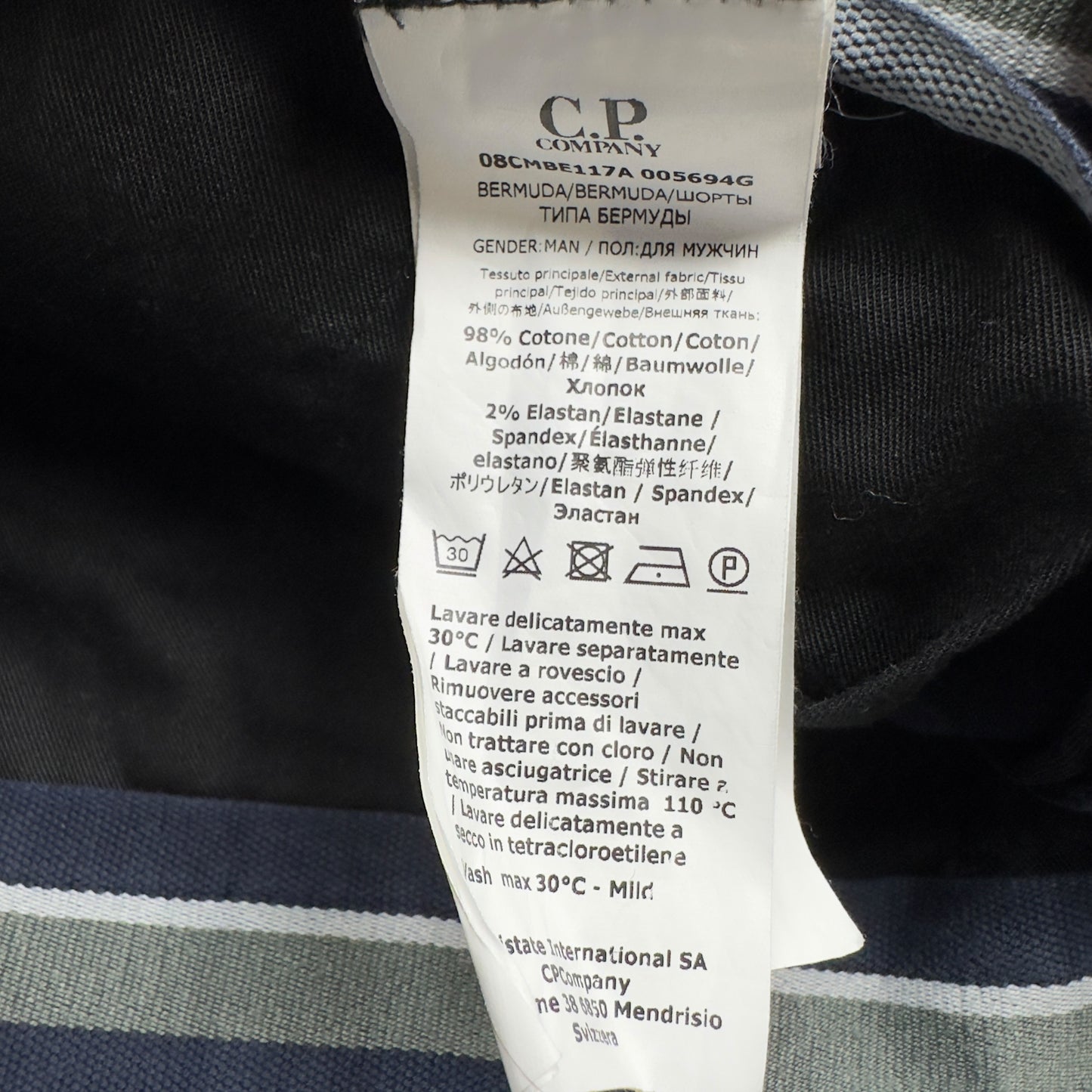 C.P. Company Cargo Shorts - Navy Blue