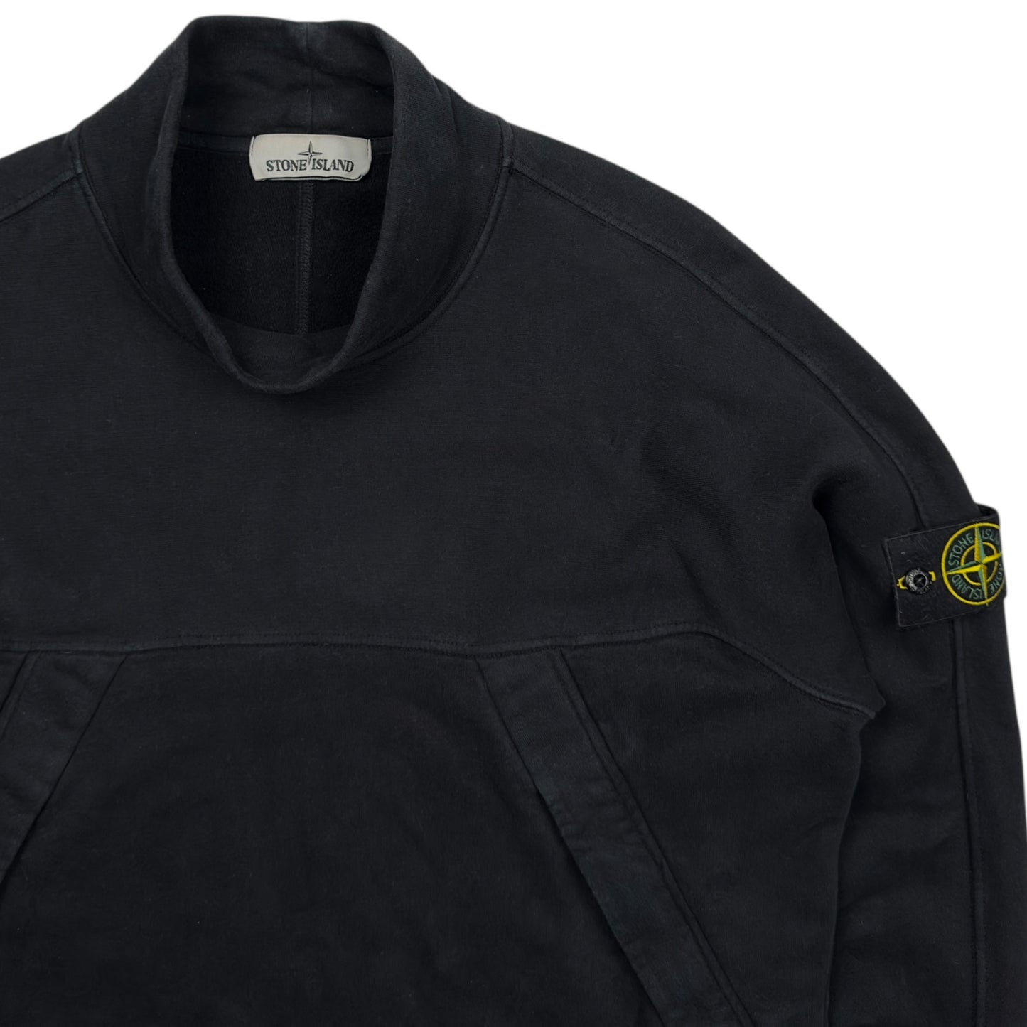 A/W 19 Stone Island Mock Neck Sweater - Black
