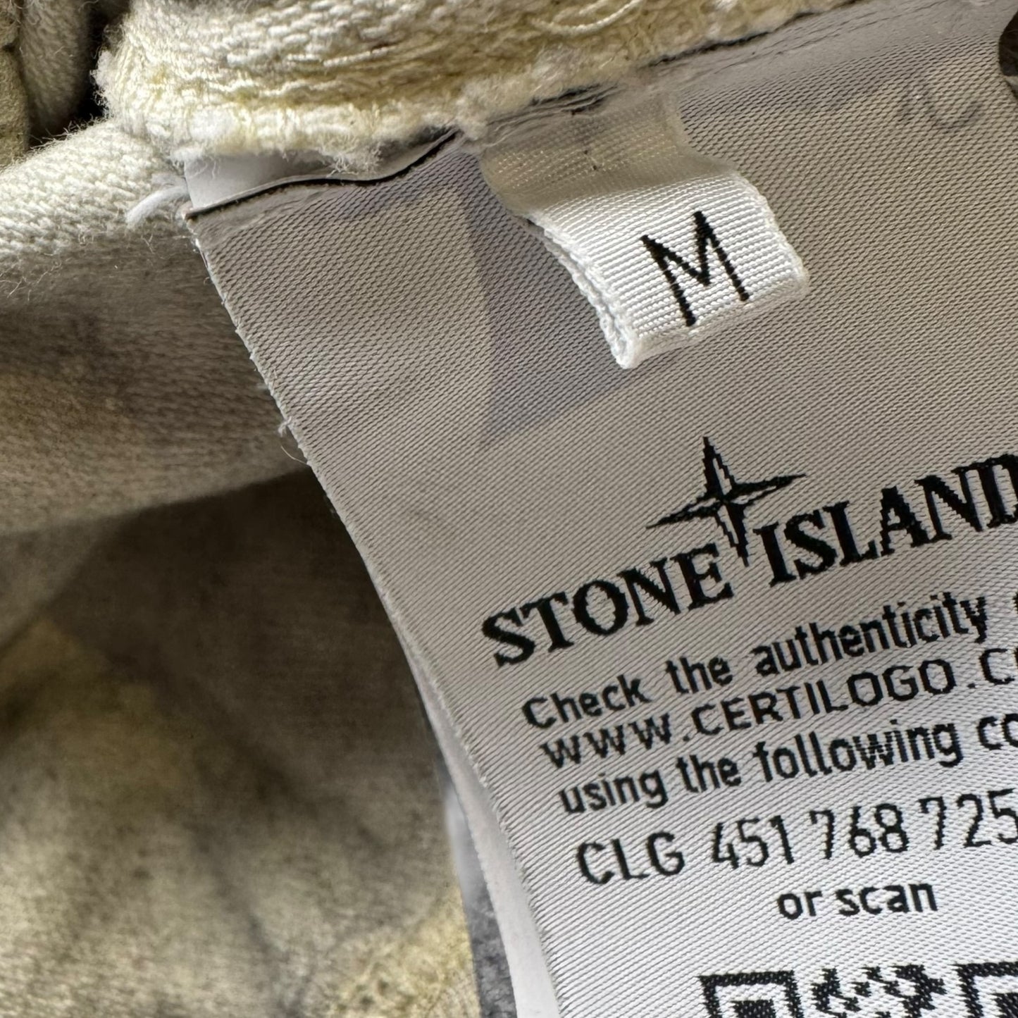 A/W 20 Stone Island Ghillie Laser Camo Dust Treated Hoodie