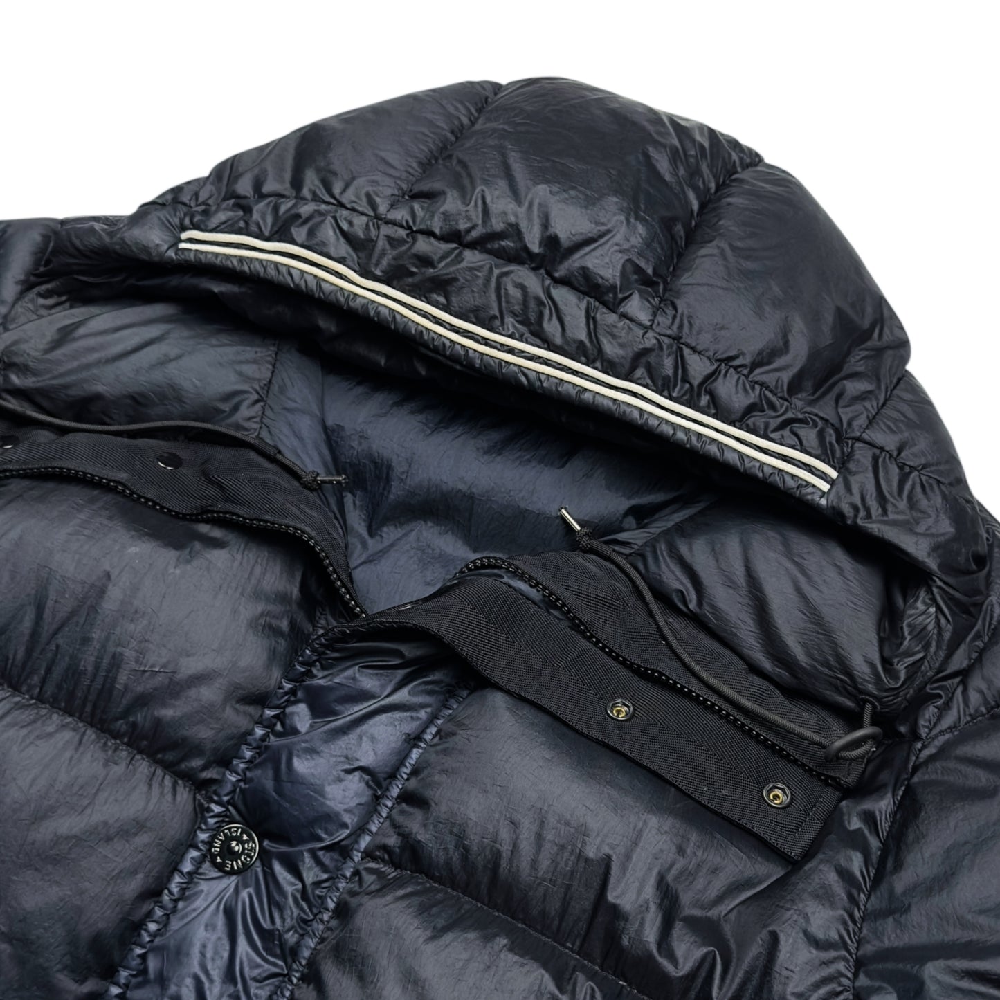 A/W 14 Stone Island Down_26 GR X SQM_N Down Puffer Jacket - Navy