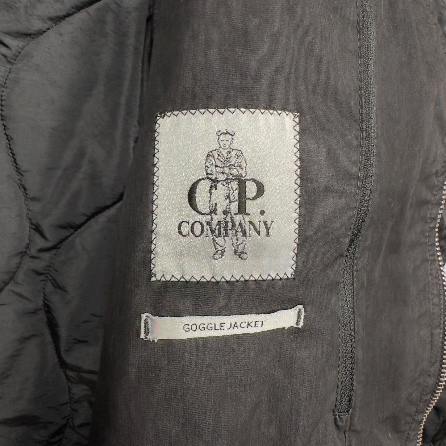 C.P. Company 50 Fili La Mille Goggle Jacket - Black