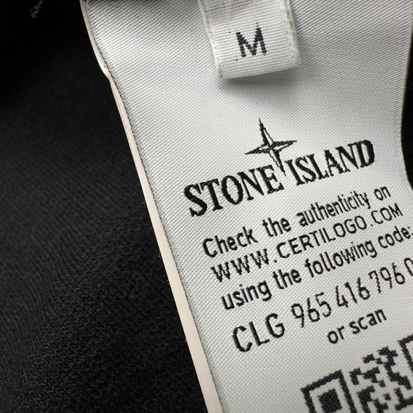 A/W 20 Stone Island Ghost Cotton Wool Full Zip Hoodie - Black