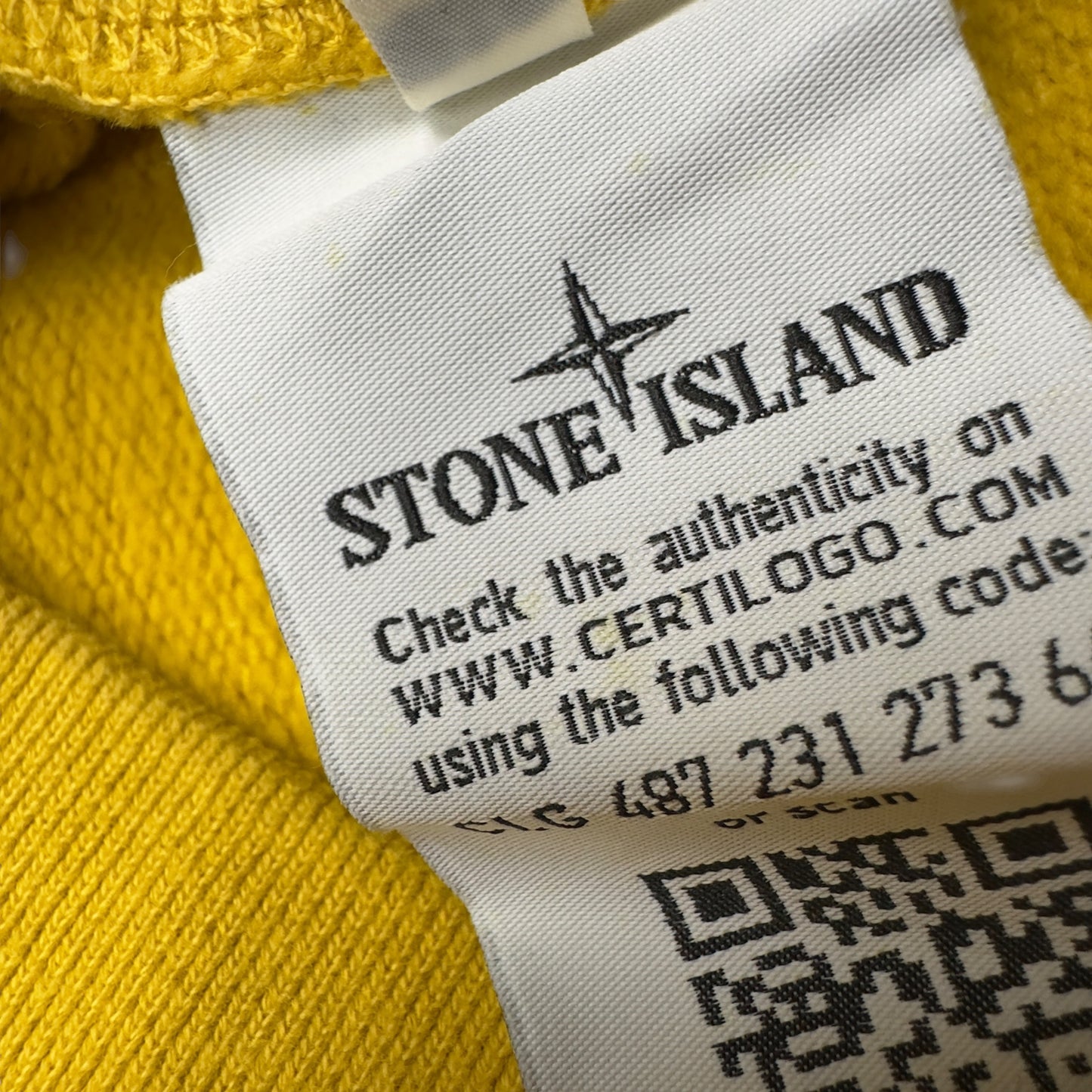 A/W 18 Stone Island Crewneck Sweater - Yellow