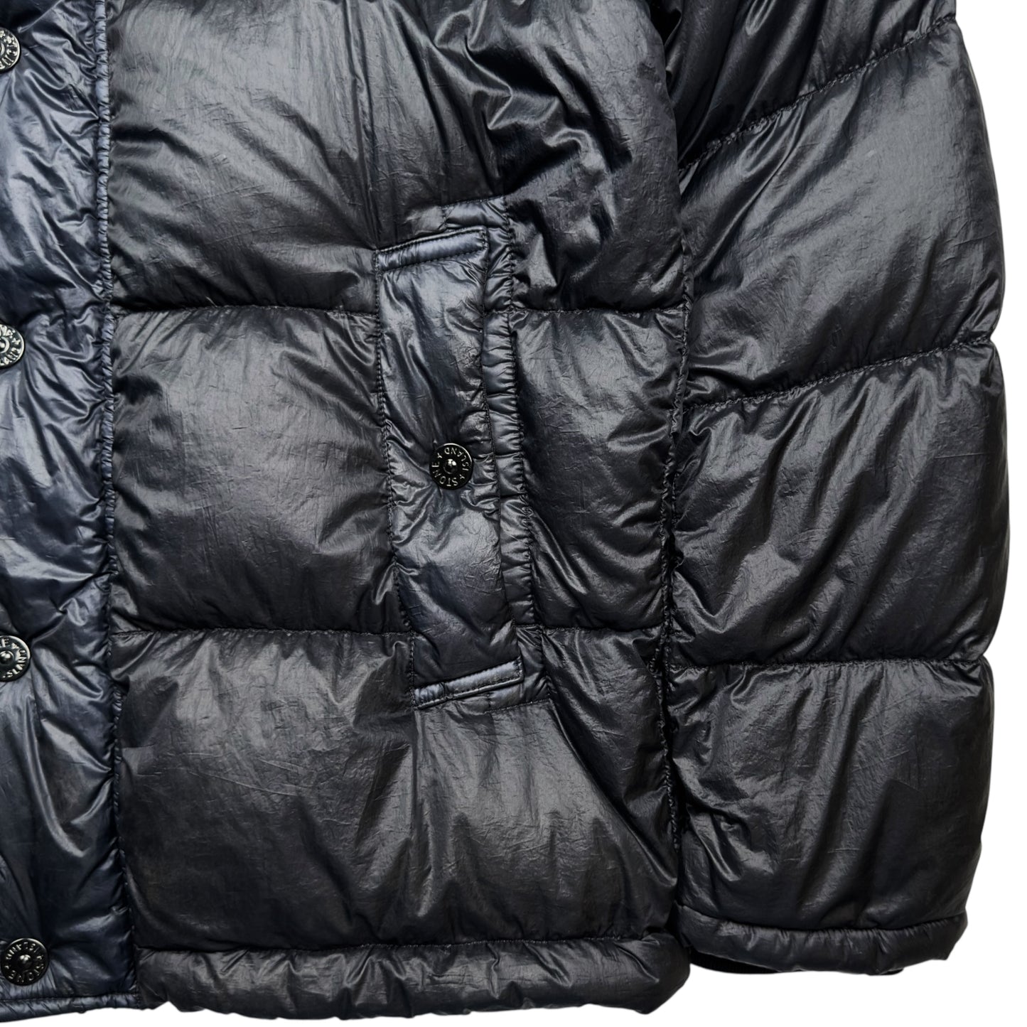 A/W 14 Stone Island Down_26 GR X SQM_N Down Puffer Jacket - Navy