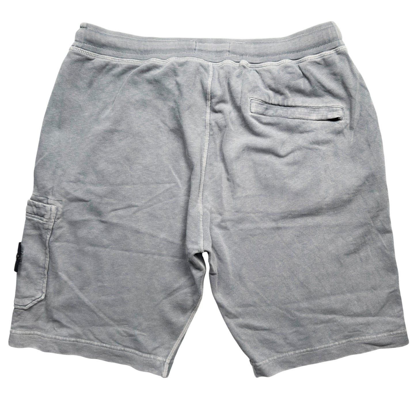 S/S 21 Stone Island Cotton Jersey Cargo Shorts - Grey