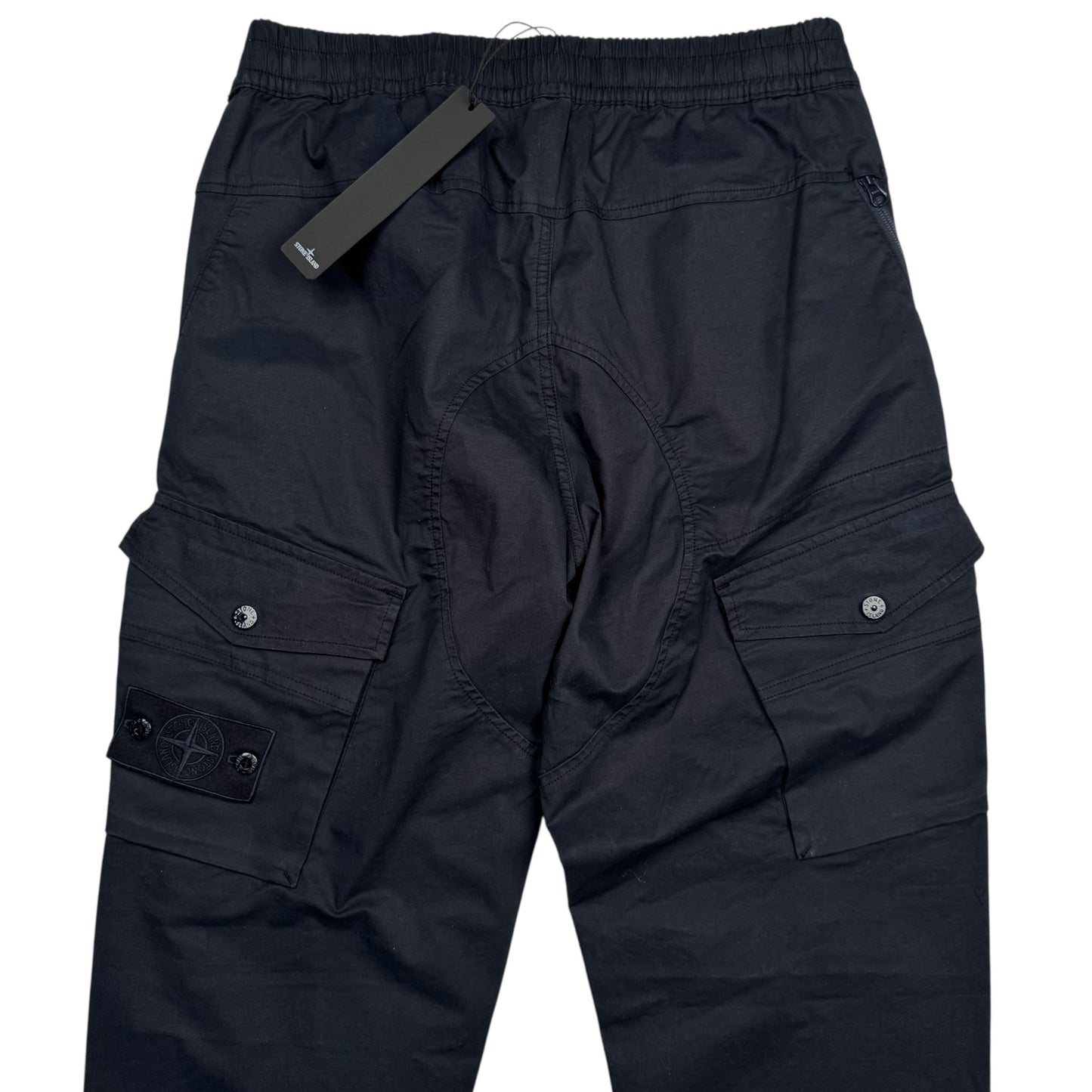 S/S 20 Stone Island Navy Ghost Cargo Trousers