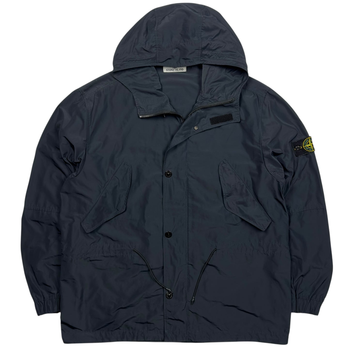 S/S 18 Stone Island Micro Reps Parka Jacket - Navy