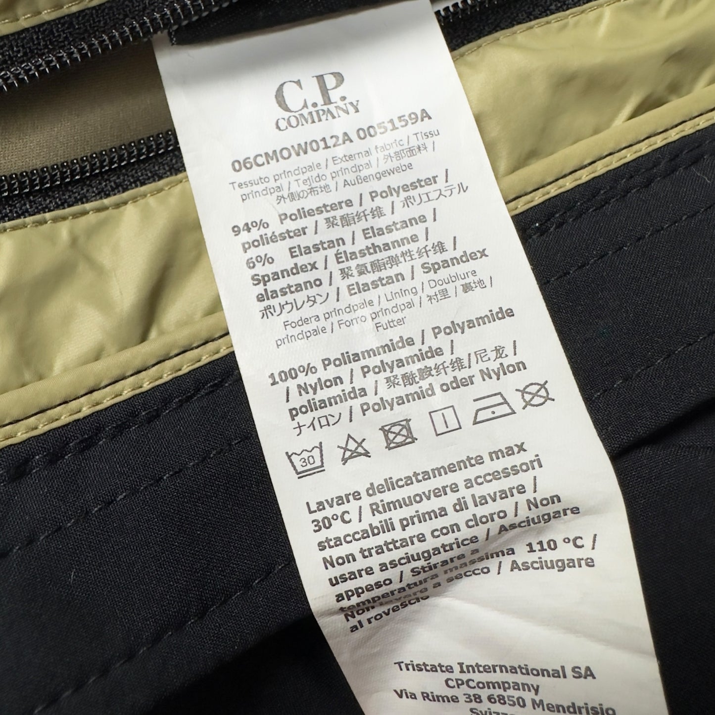 C.P. Company Soft Shell Goggle Jacket - Black