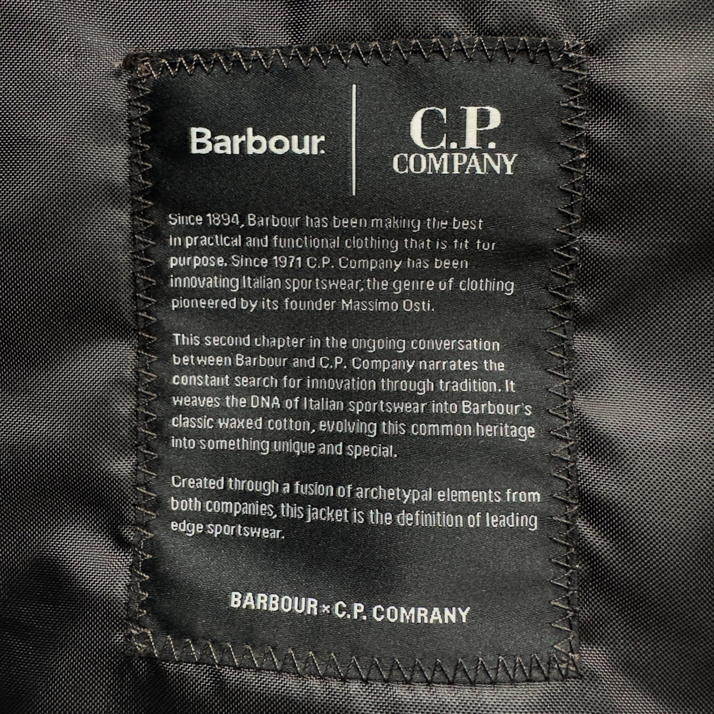 C.P. Company x Barbour Wax Cotton Explorer Jacket