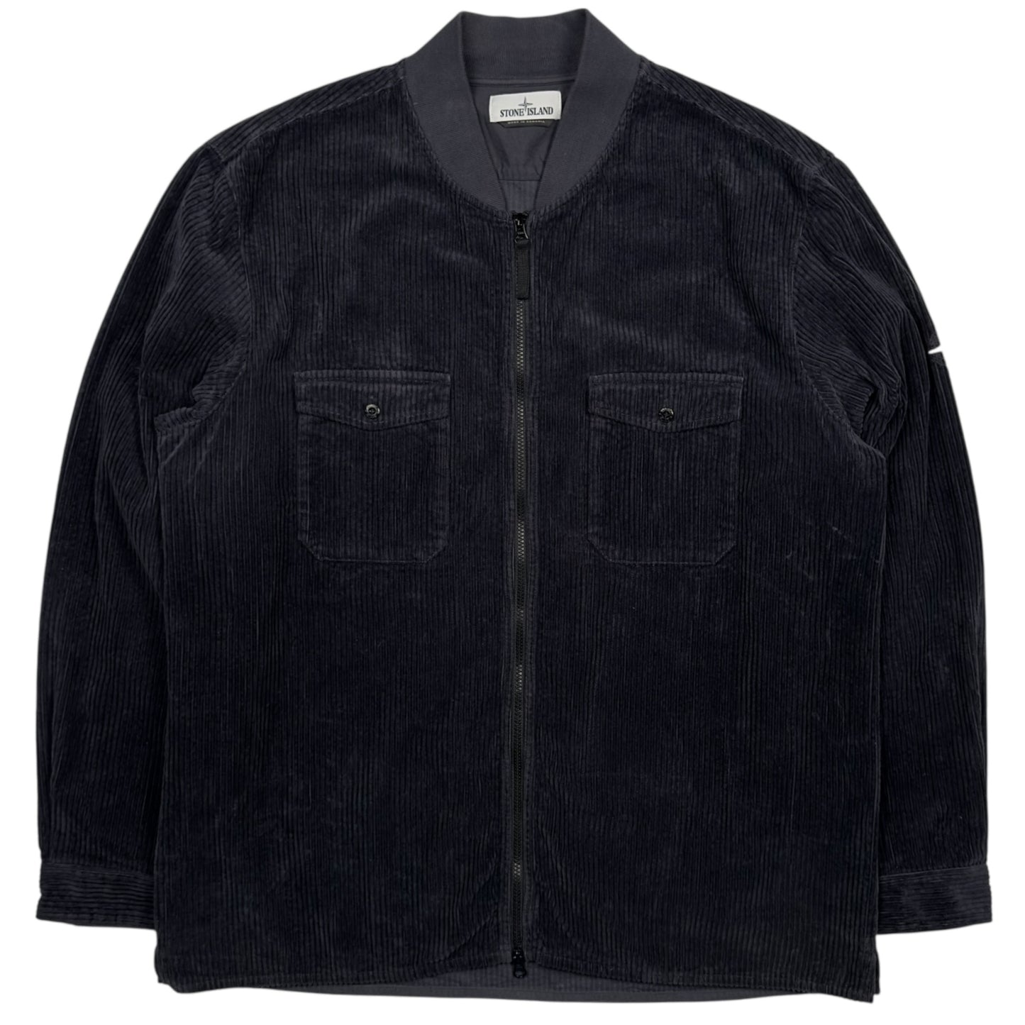 A/W 21 Stone Island Corduroy 2 Pocket Comber - Dark Navy