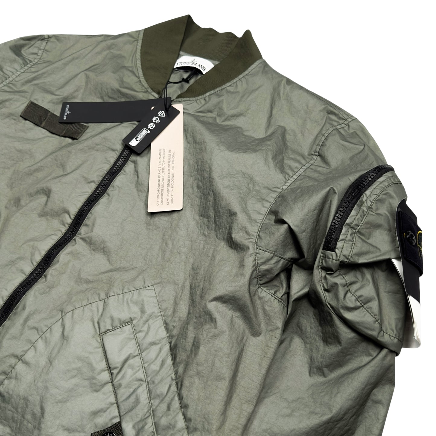S/S 25 Stone Island Membrana 3L TC Bomber Jacket