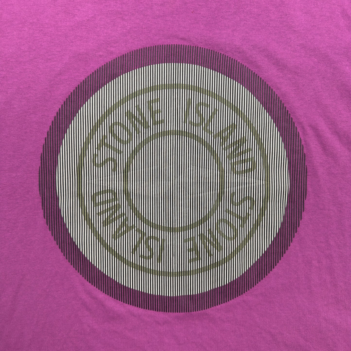 A/W 21 Stone Island 'Lenticular Two' Rubber 3D Logo T-Shirt - Purple