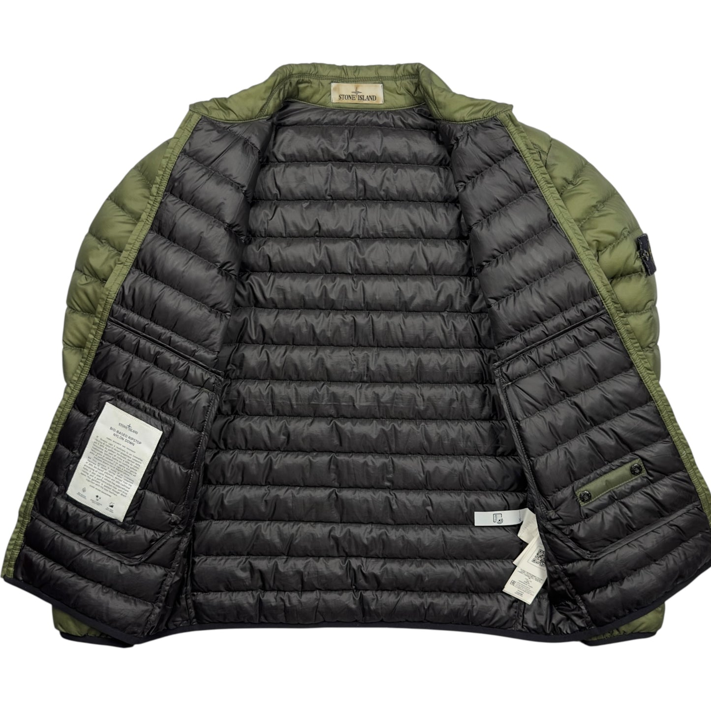 S/S 22 Stone Island Bio Based Ripstop Nylon Down Jacket