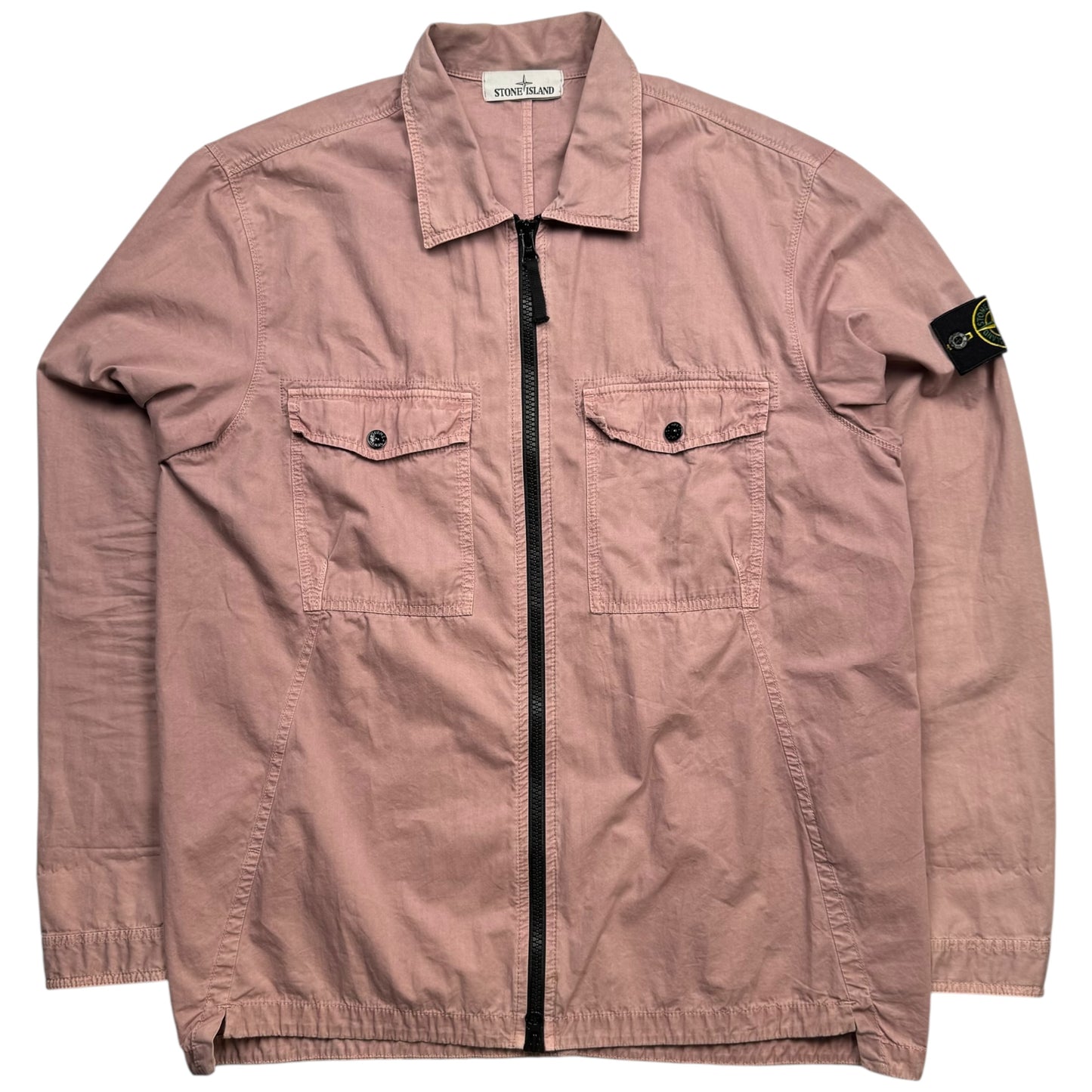 A/W 18 Stone Island Cotton Overshirt - Pink
