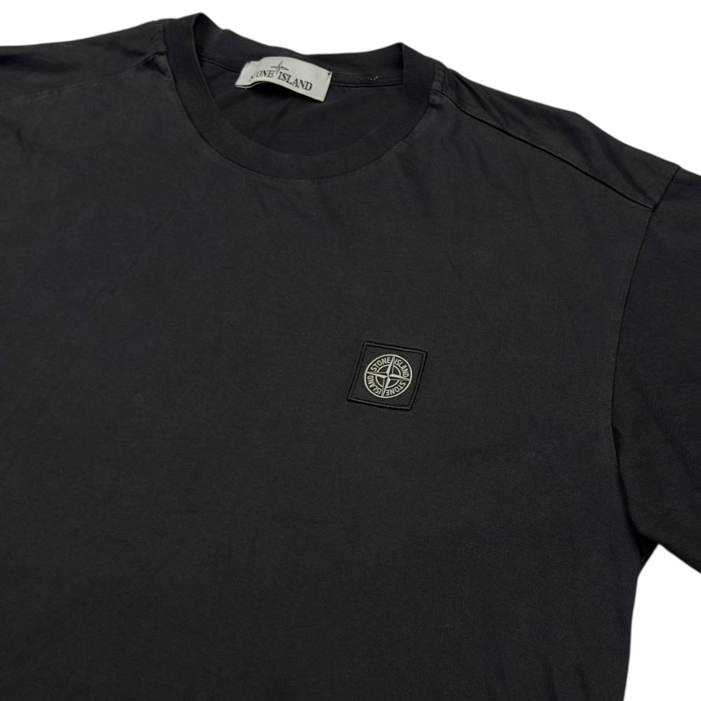 S/S 23 Stone Island Patch T-Shirt - Black