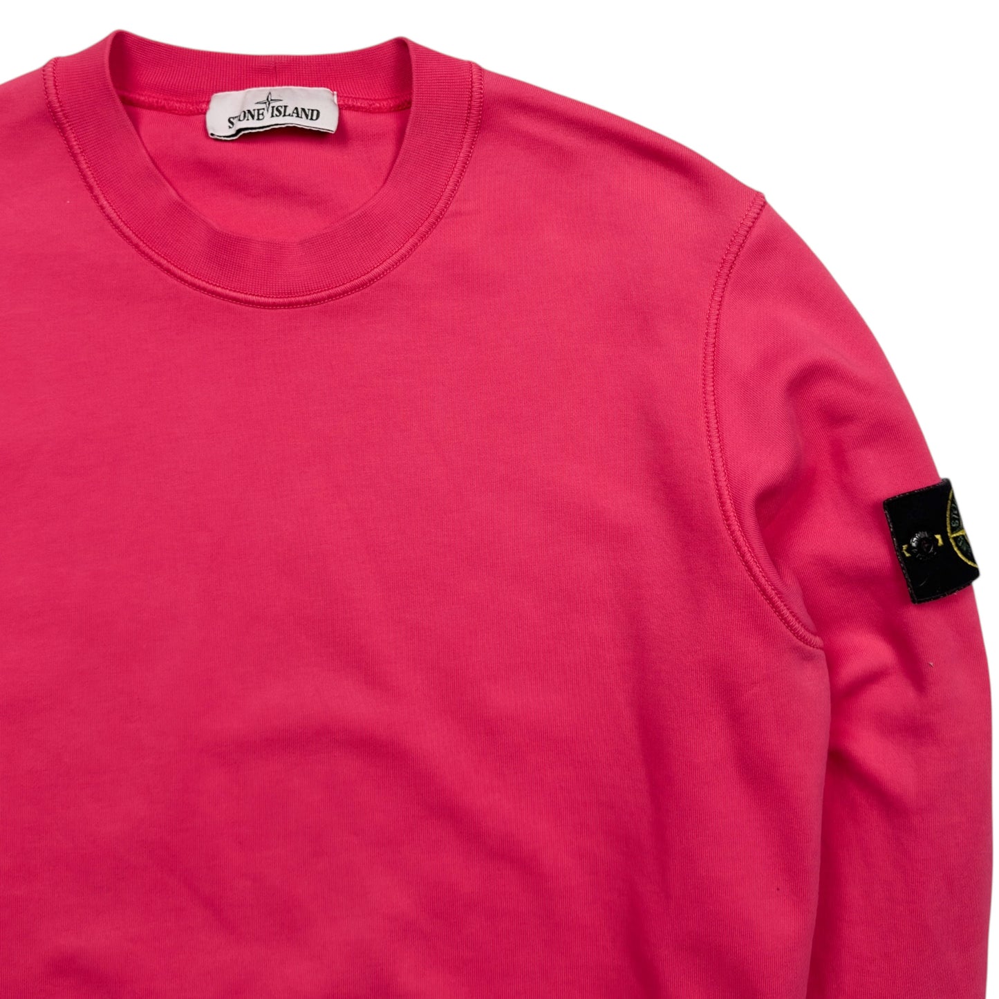 S/S 21 Stone Island Crewneck Sweater - Bright Pink