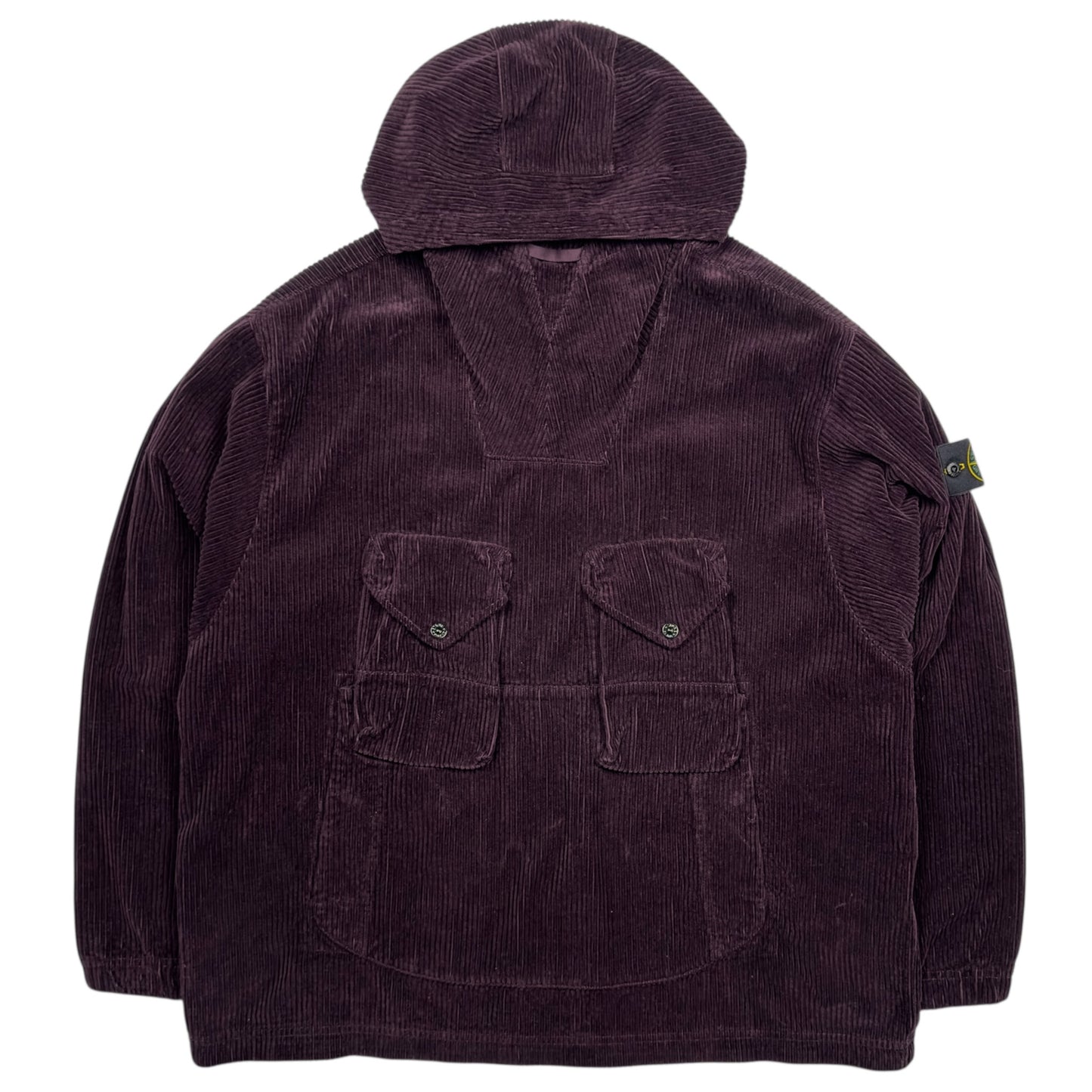 A/W 23 Stone Island Jumbo Corduroy Smock - Dark Burgundy