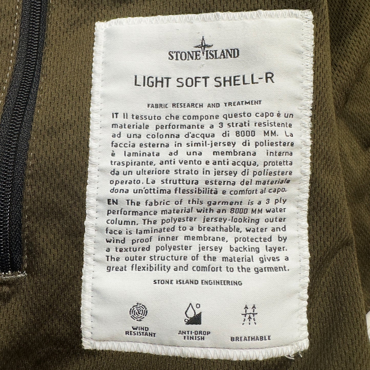 S/S 13 Stone Island Light Soft Shell R Jacket