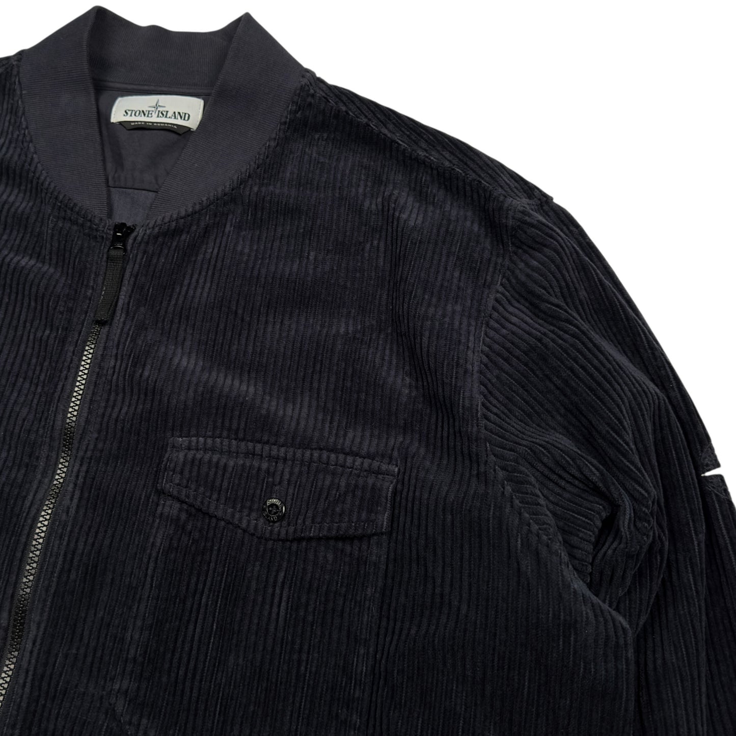 A/W 21 Stone Island Corduroy 2 Pocket Comber - Dark Navy