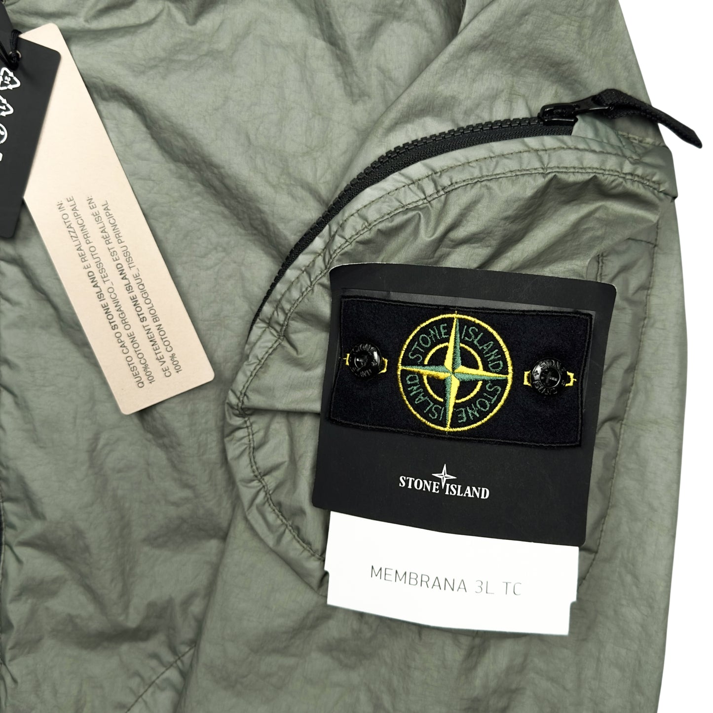 S/S 25 Stone Island Membrana 3L TC Bomber Jacket