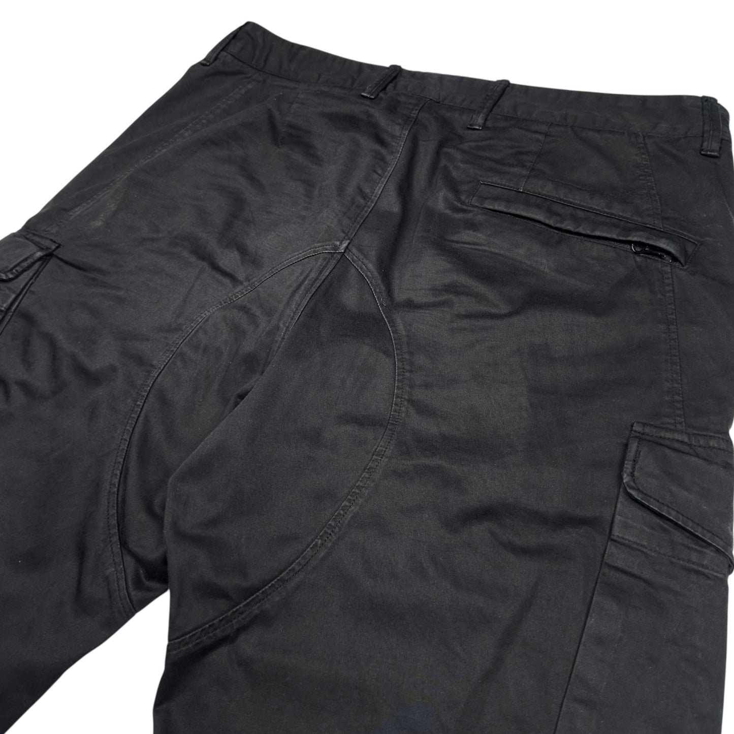 A/W 20 Stone Island Ghost Cargo Trousers - Black