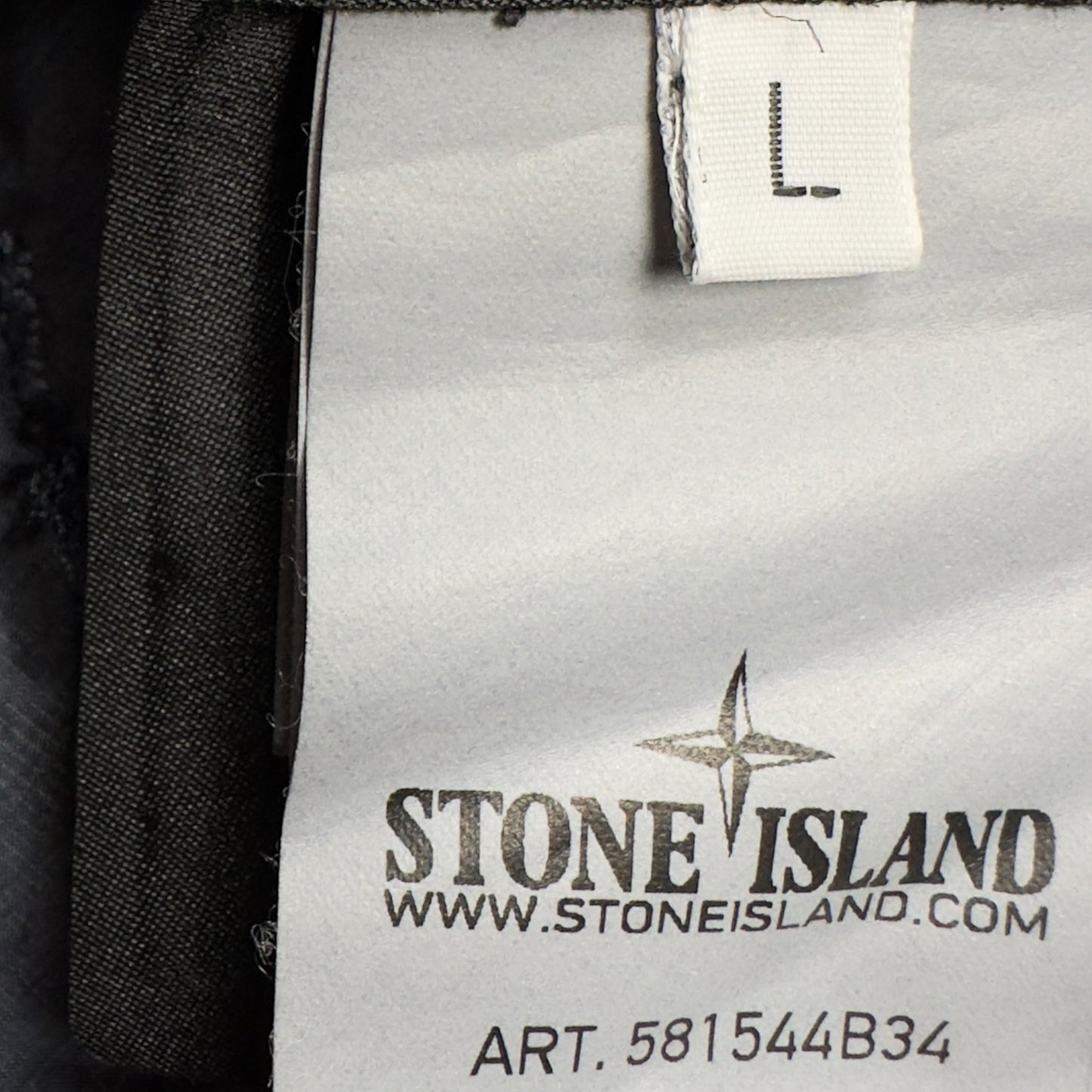 S/S 13 Stone Island Glass Hooded Jacket - Black
