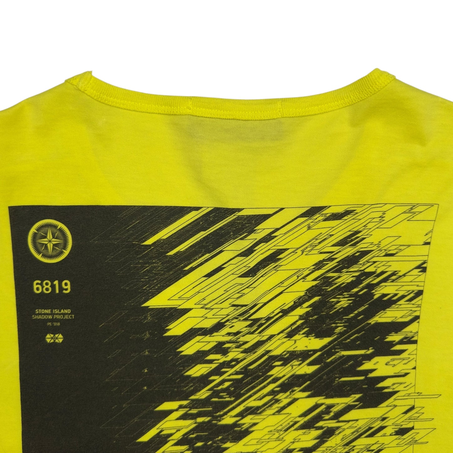 S/S 18 Stone Island Shadow Project Long Sleeve Top - Yellow