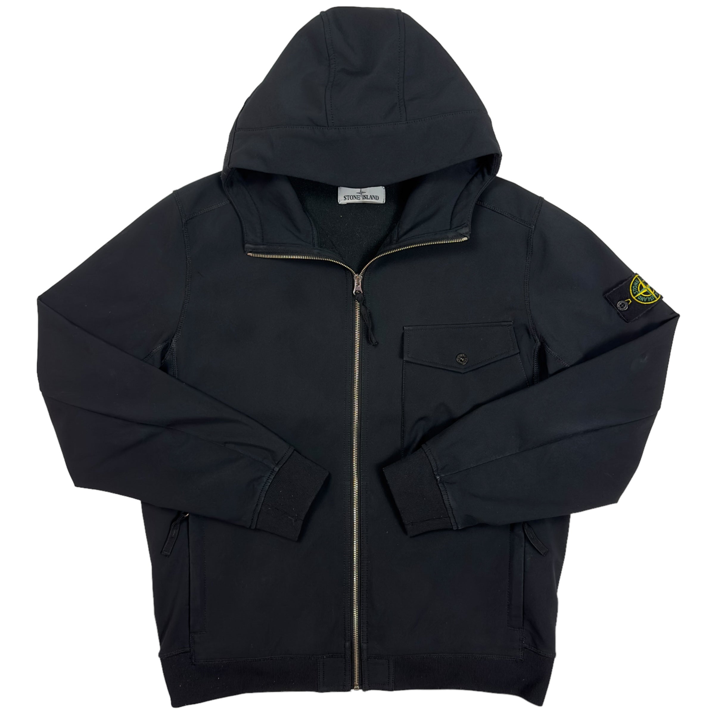 A/W 17 Stone Island Soft Shell R Jacket Black - Main Image