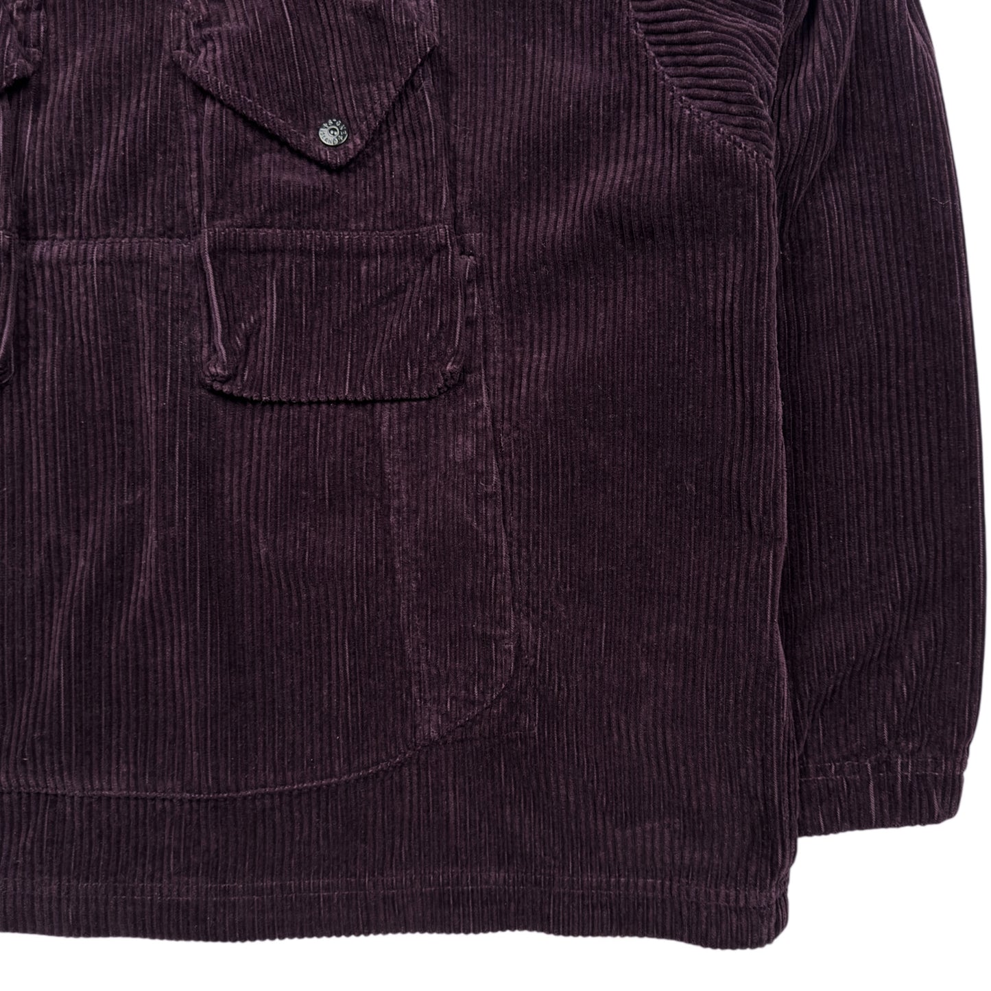 A/W 23 Stone Island Jumbo Corduroy Smock - Dark Burgundy