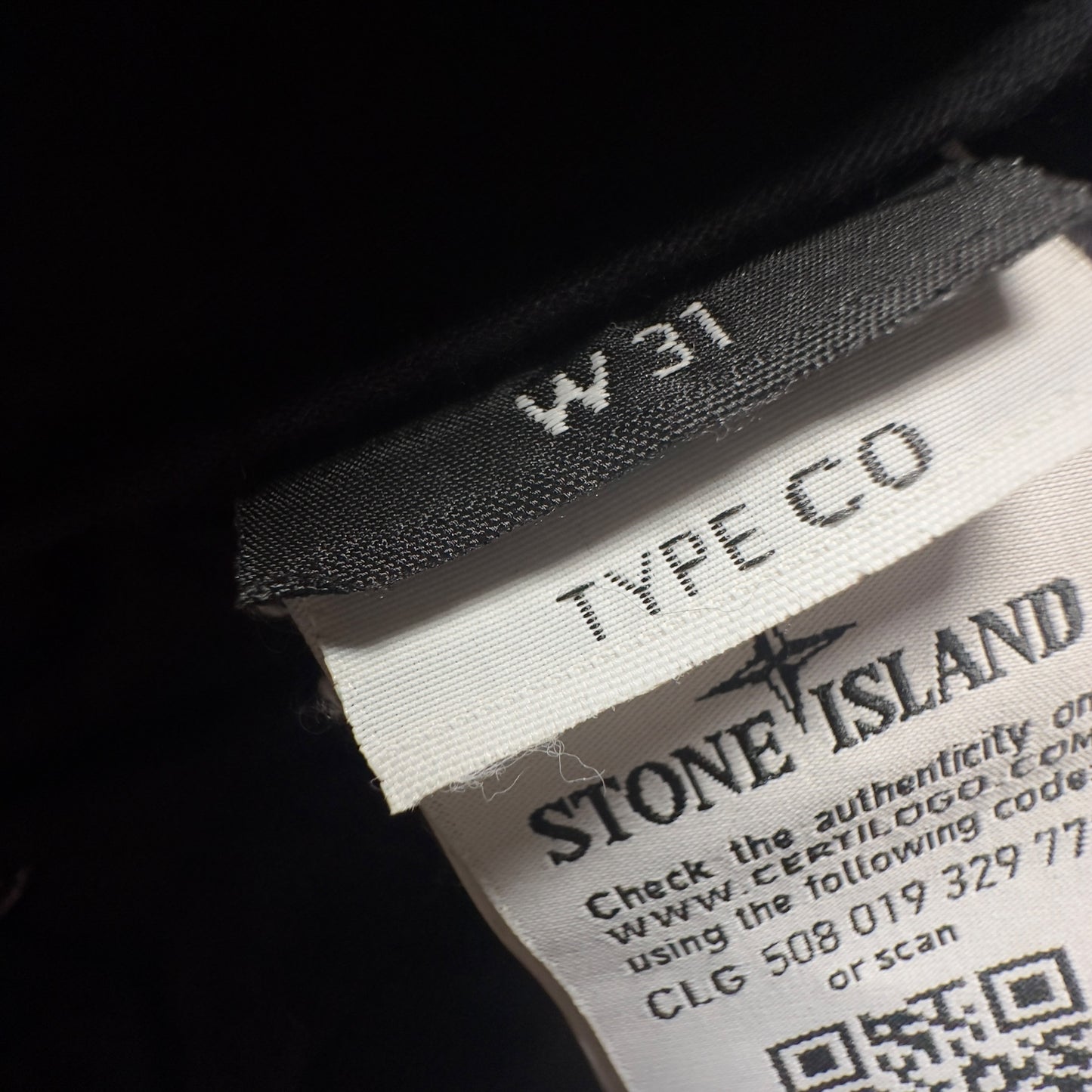 A/W 20 Stone Island Ghost Cargo Trousers - Black