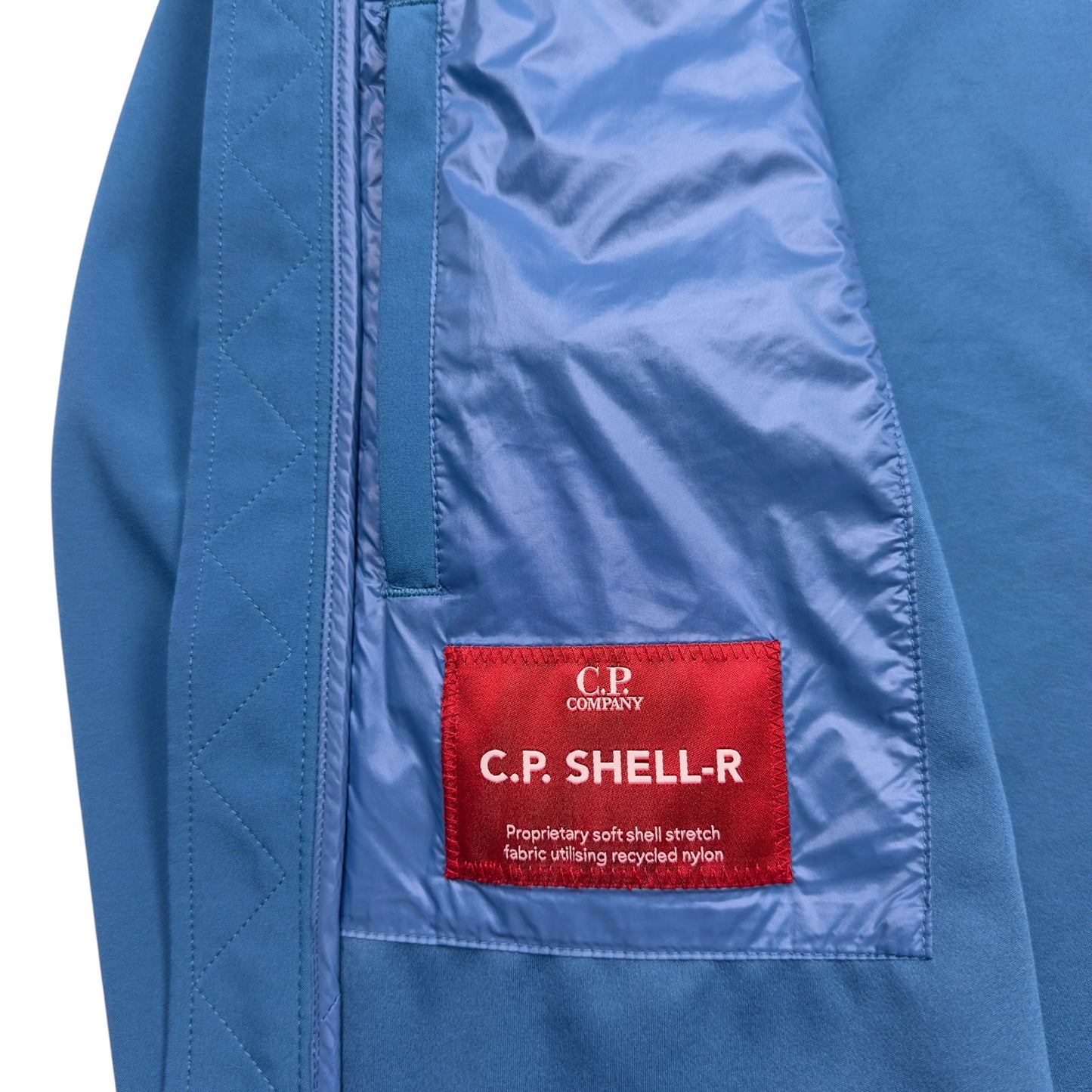 C.P. Company Soft Shell Goggle Jacket - Blue