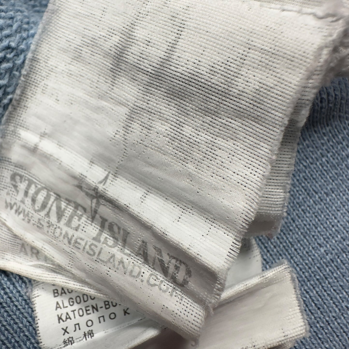 A/W 13 Stone Island Pocket Crewneck Sweater - Baby Blue