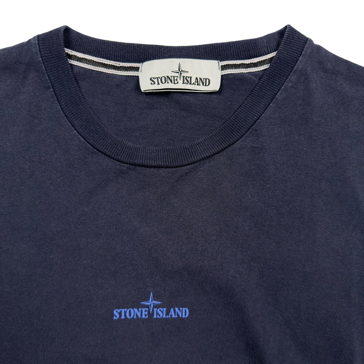 A/W 20 Stone Island Back Print T-Shirt - Navy