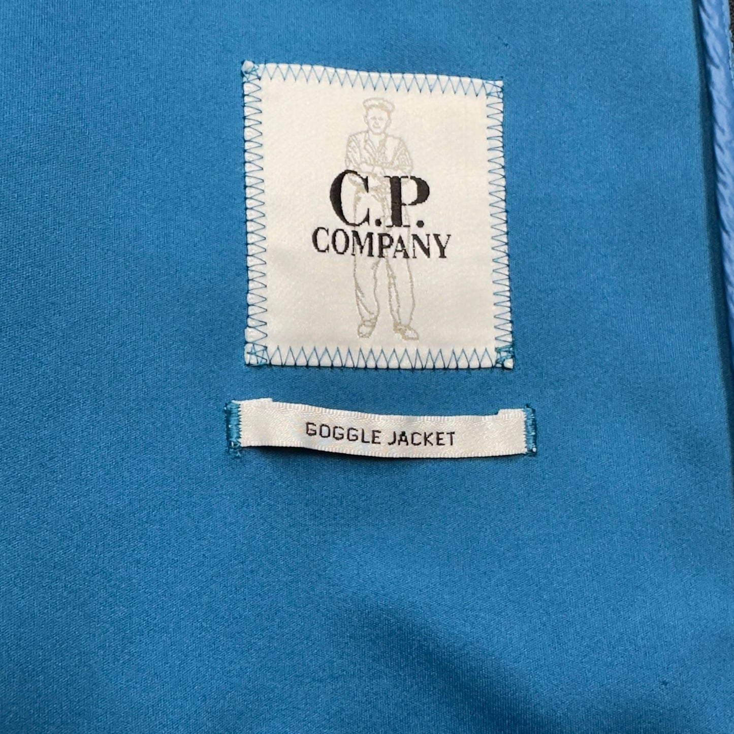 C.P. Company Soft Shell Goggle Jacket - Blue