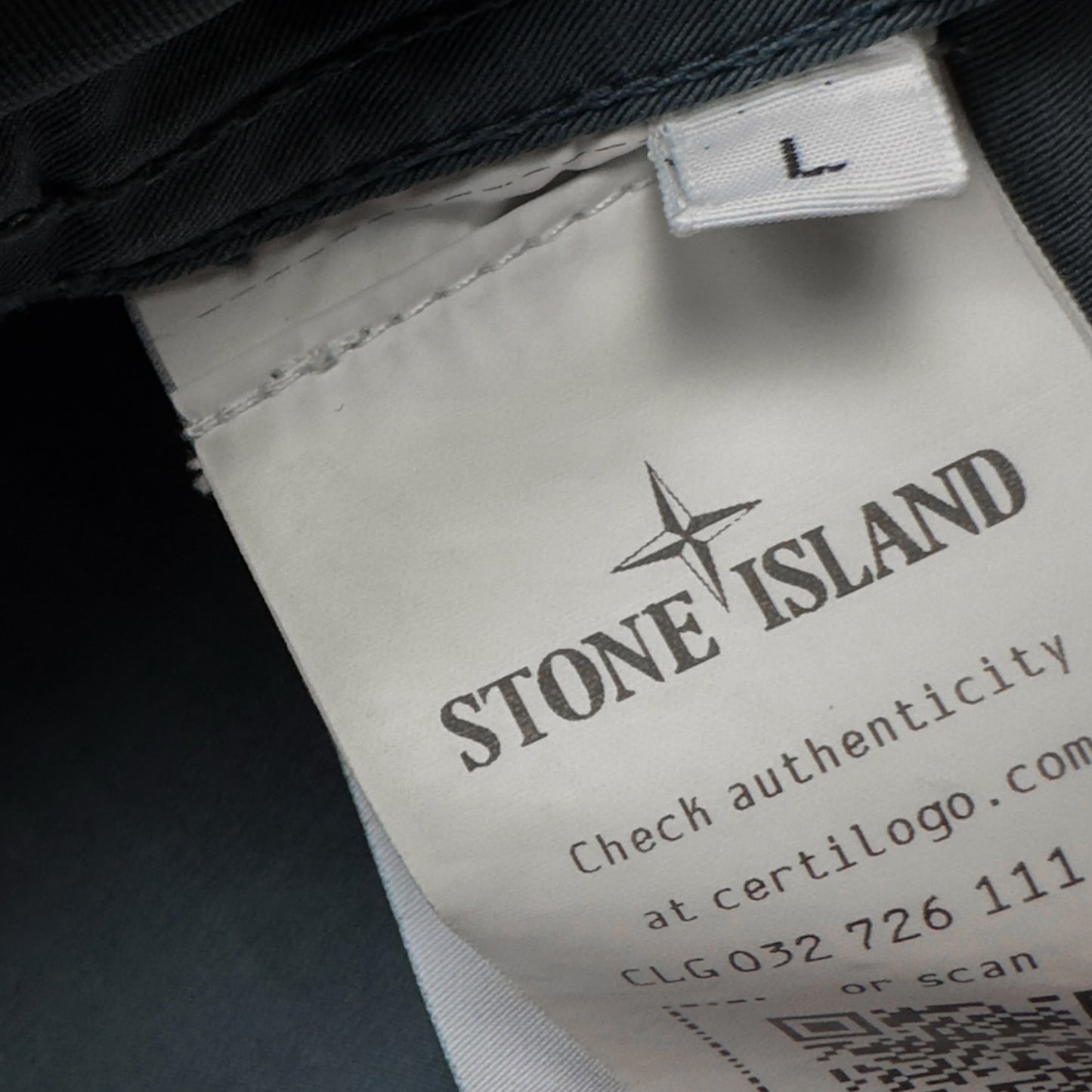 S/S 23 Stone Island Cupro Cotton Twill Shirt - Navy