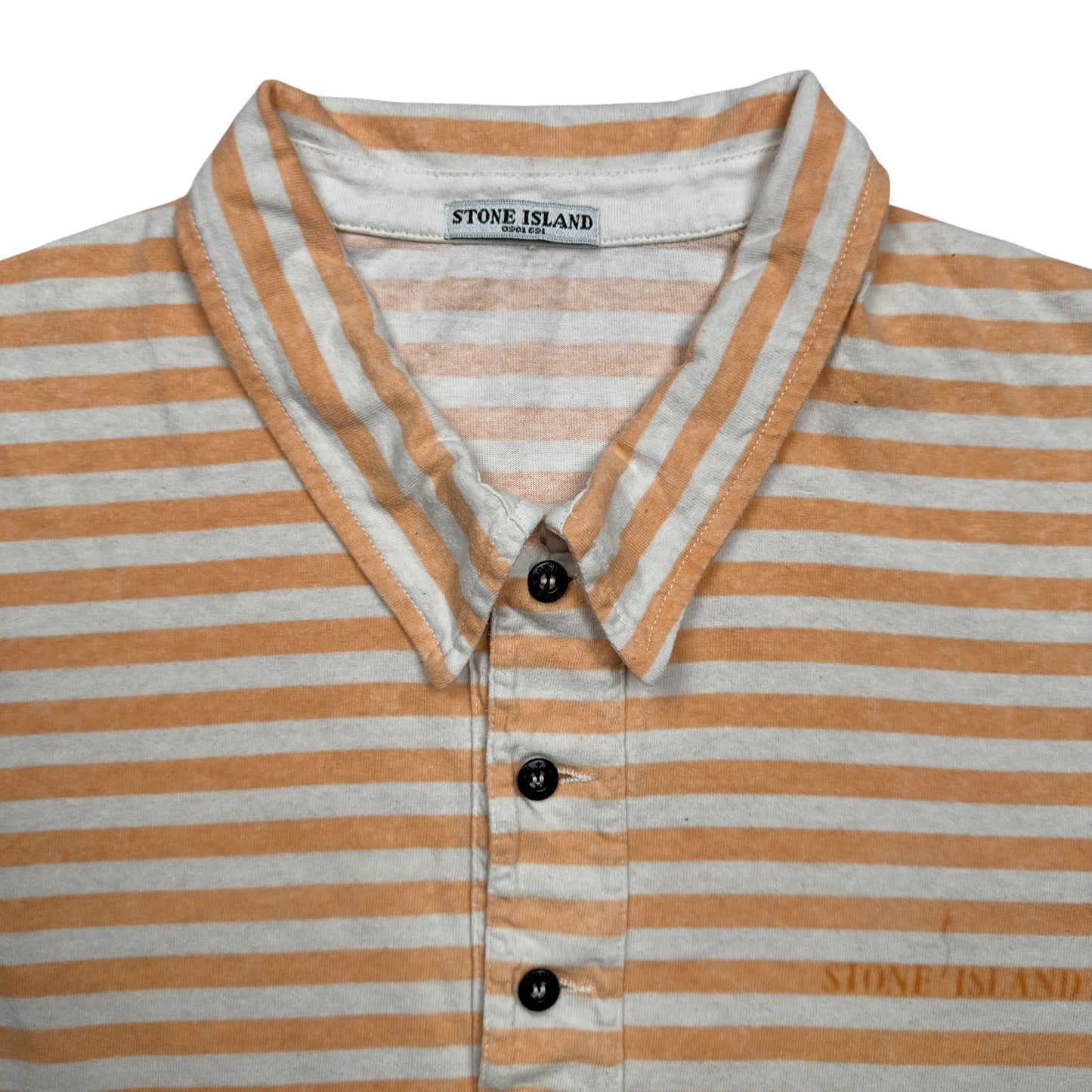 S/S 07 Stone Island Striped Polo Shirt