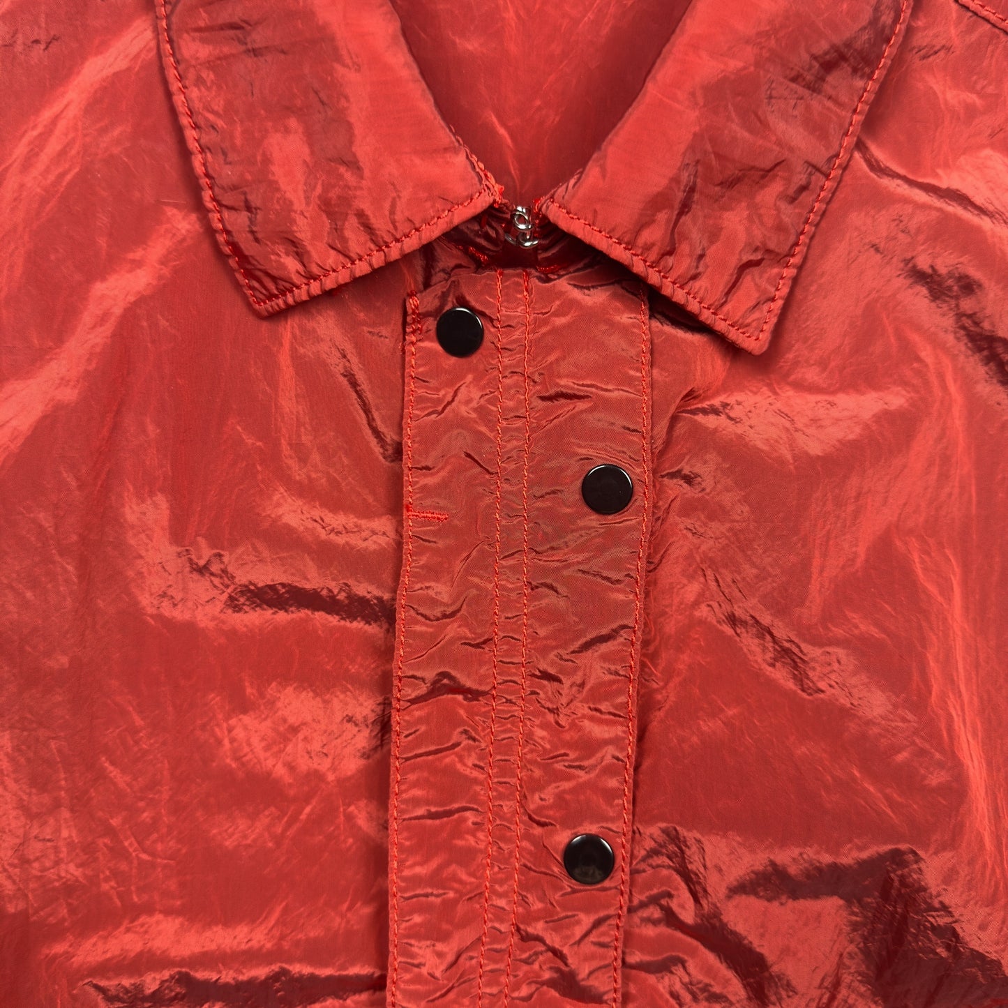 S/S 16 Stone Island Nylon Metal Overshirt - Red