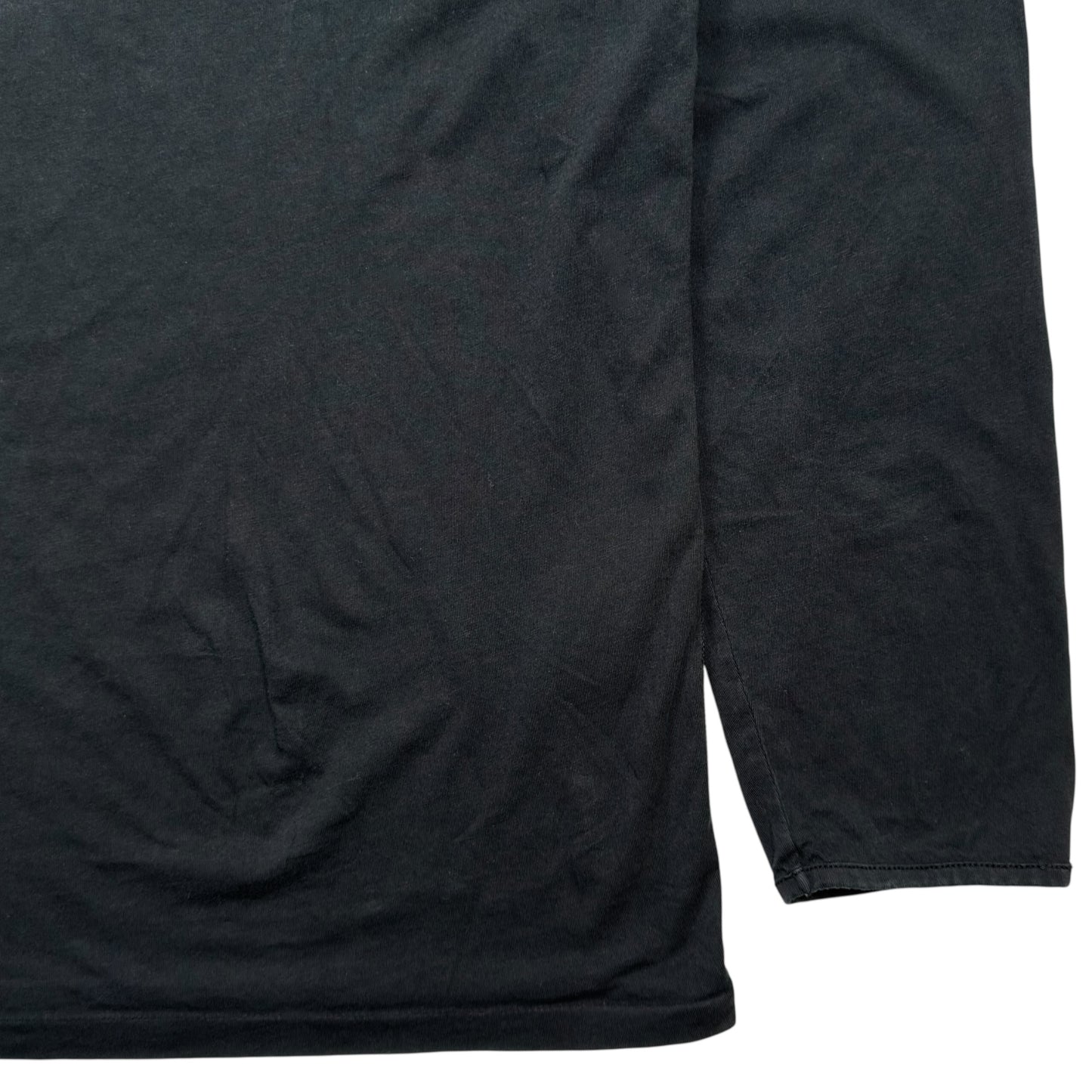 S/S 17 Stone Island Patch Long Sleeve T-Shirt - Black