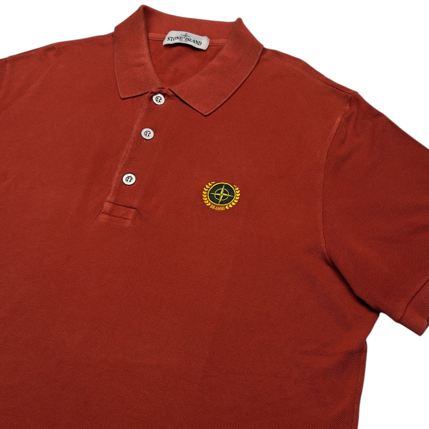A/W 12 Stone Island 30th Anniversary Polo Shirt - Red