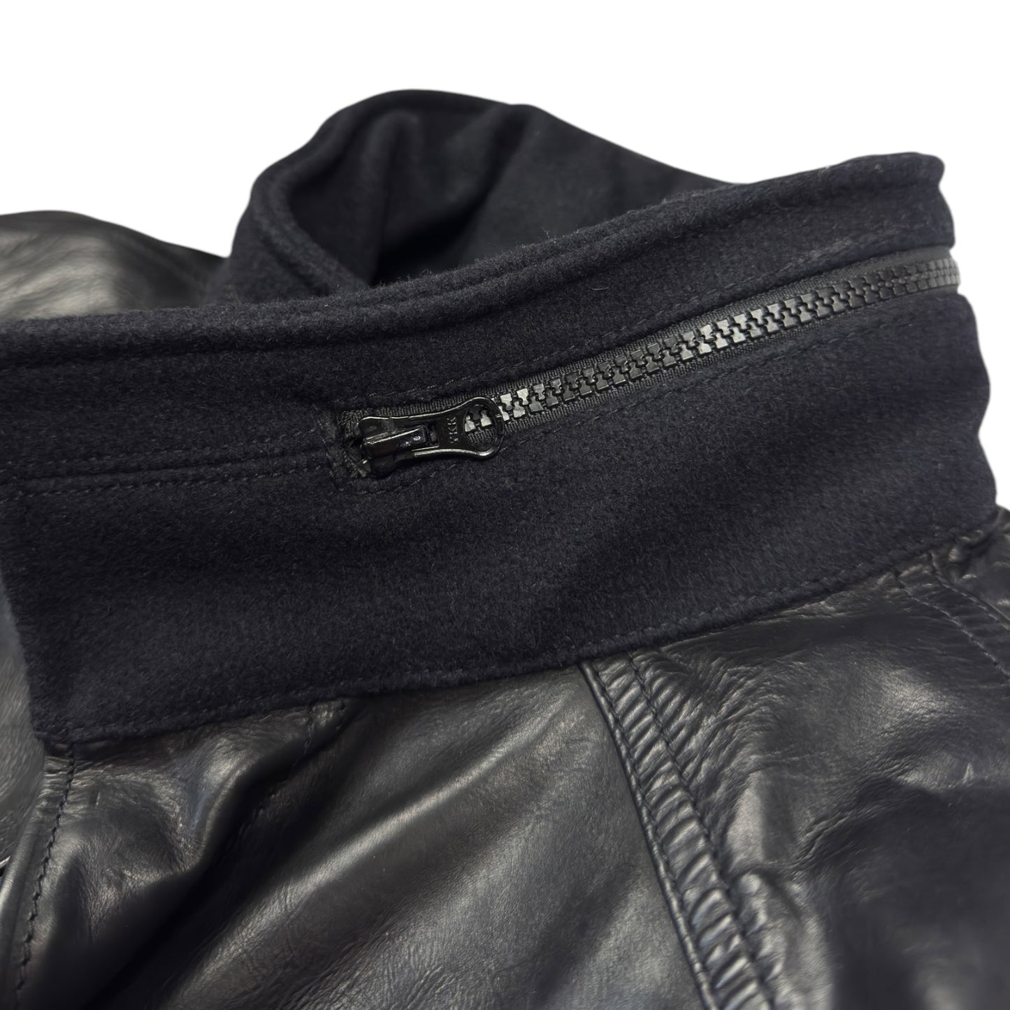 A/W 13 Stone Island Waxed Soft Leather Jacket