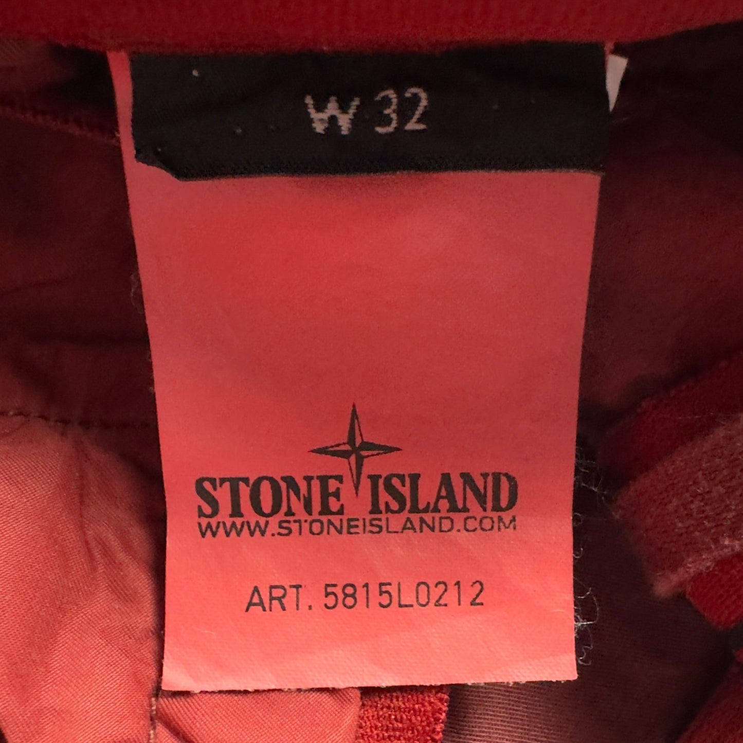 S/S 13 Stone Island Cargo Shorts - Red