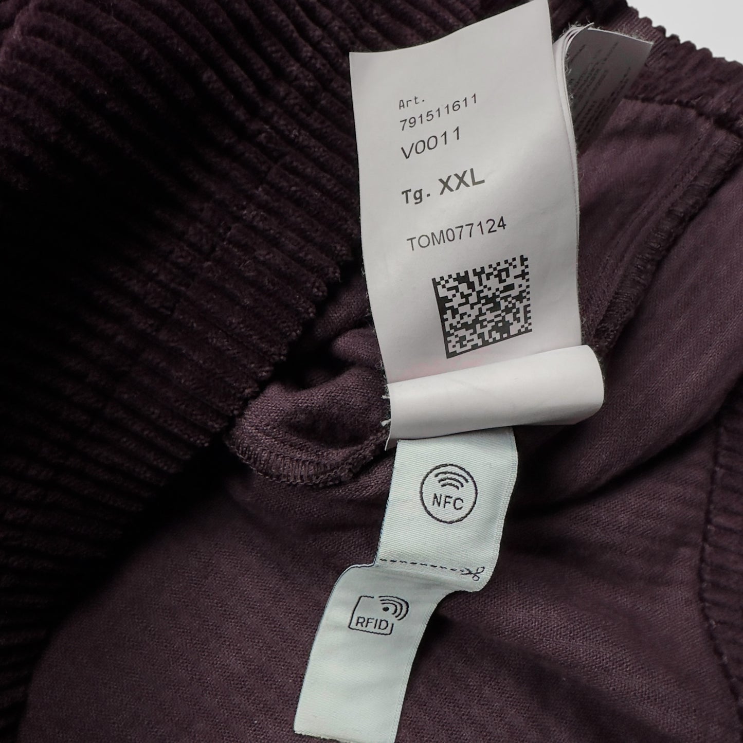A/W 23 Stone Island Jumbo Corduroy Smock - Dark Burgundy