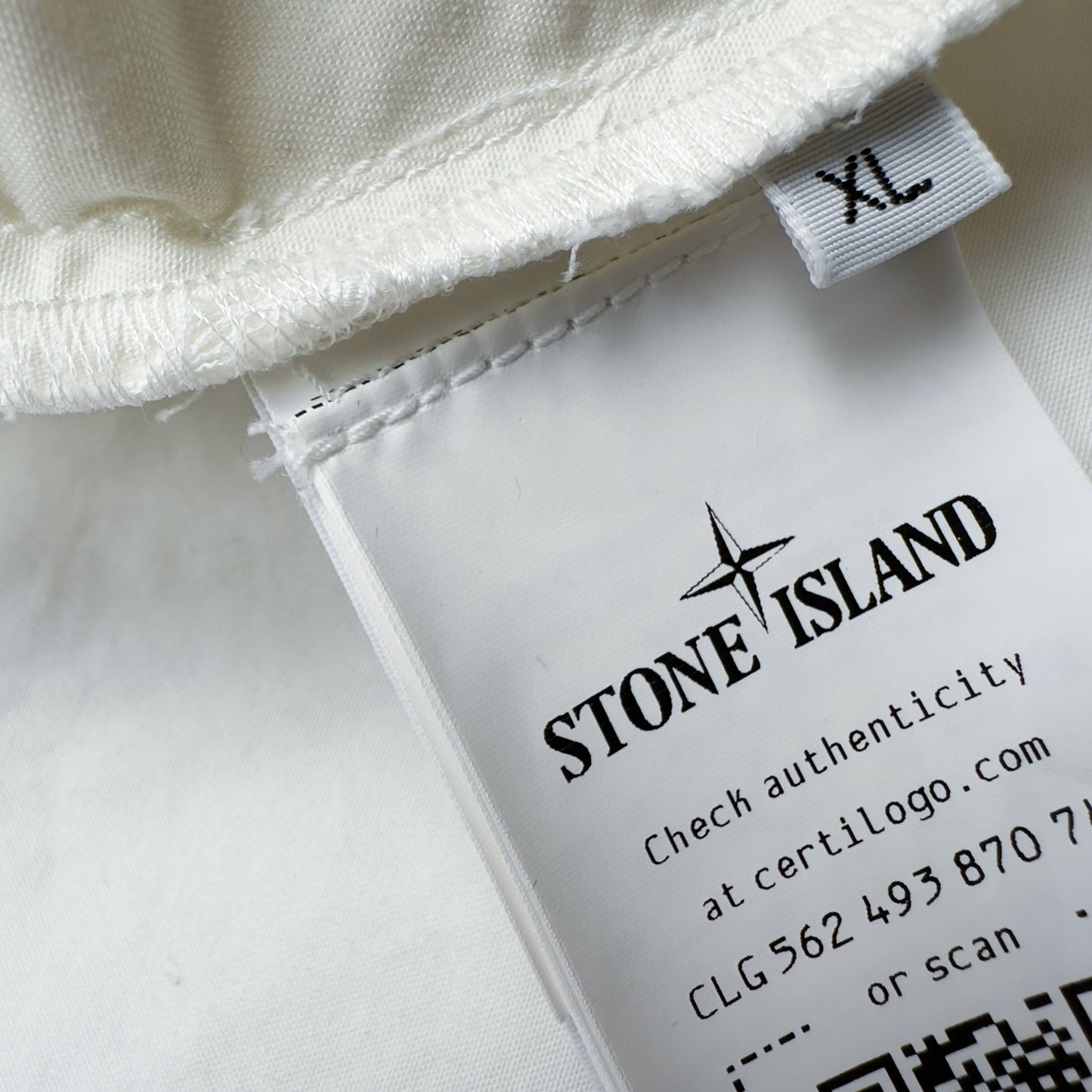A/W 22 Stone Island O-Ventile Ghost Overshirt - White
