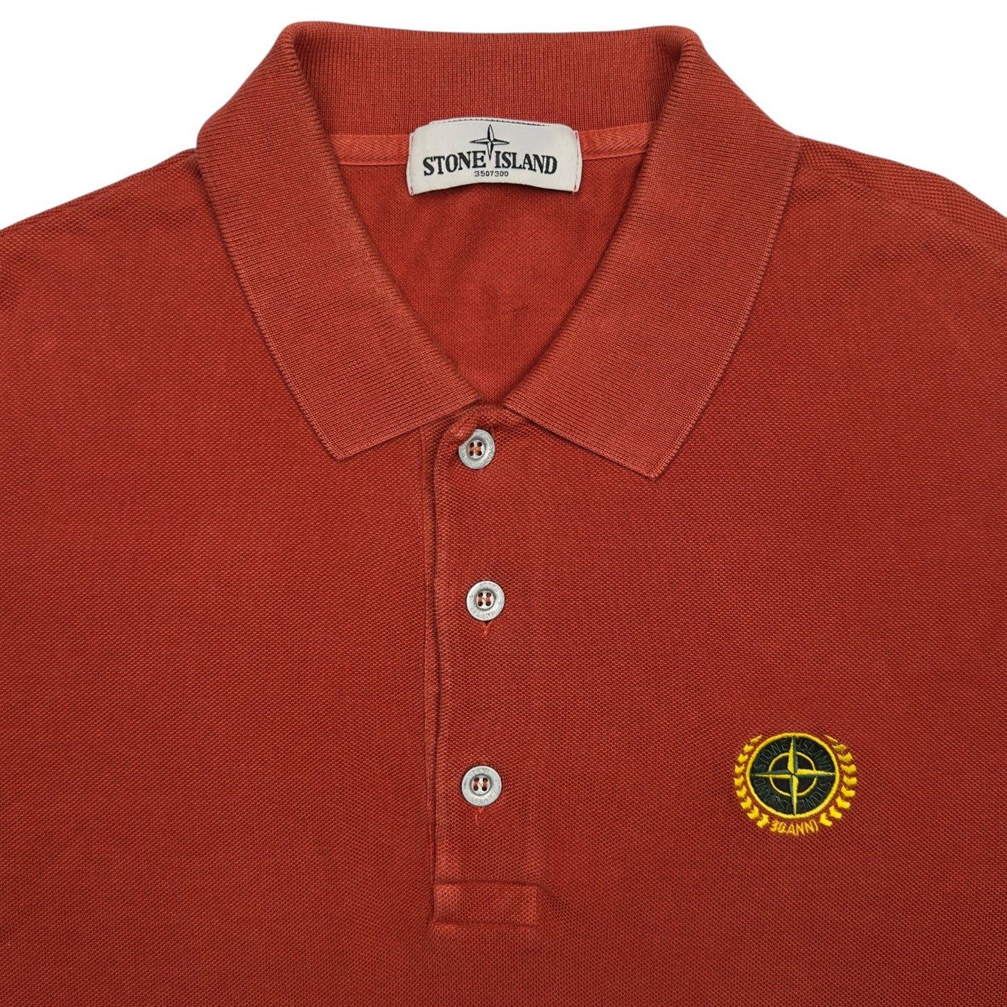 A/W 12 Stone Island 30th Anniversary Polo Shirt - Red