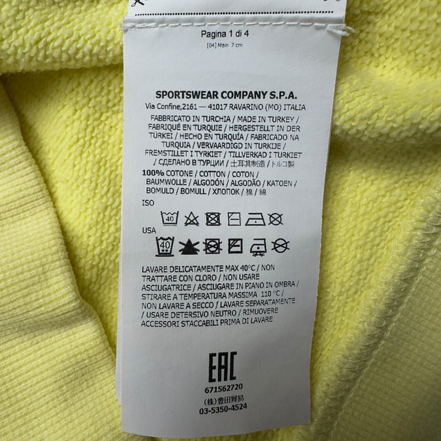A/W 17 Stone Island Crewneck Sweater - Yellow