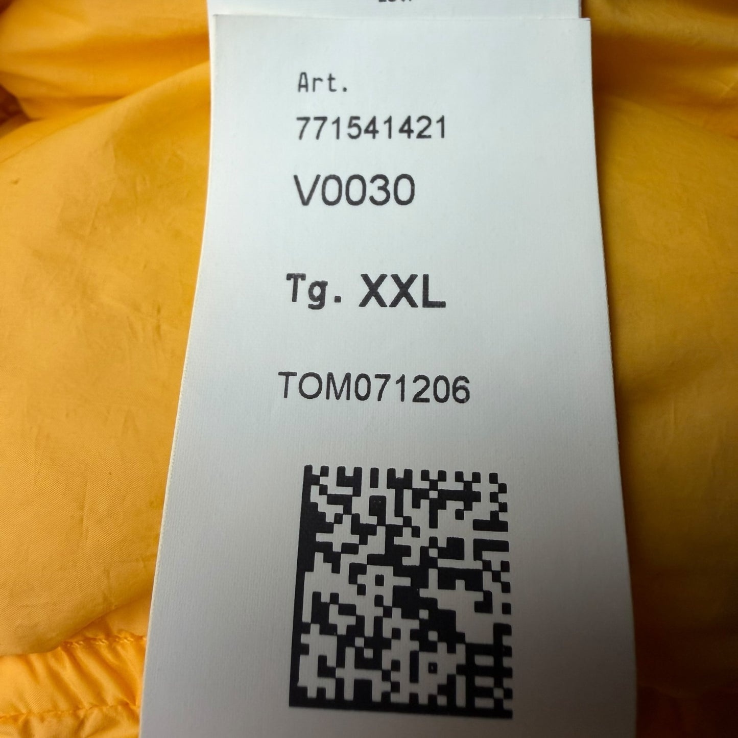 A/W 22 Stone Island Opaque Nylon Twill Down-TC Balaclava Puffer Jacket - Yellow