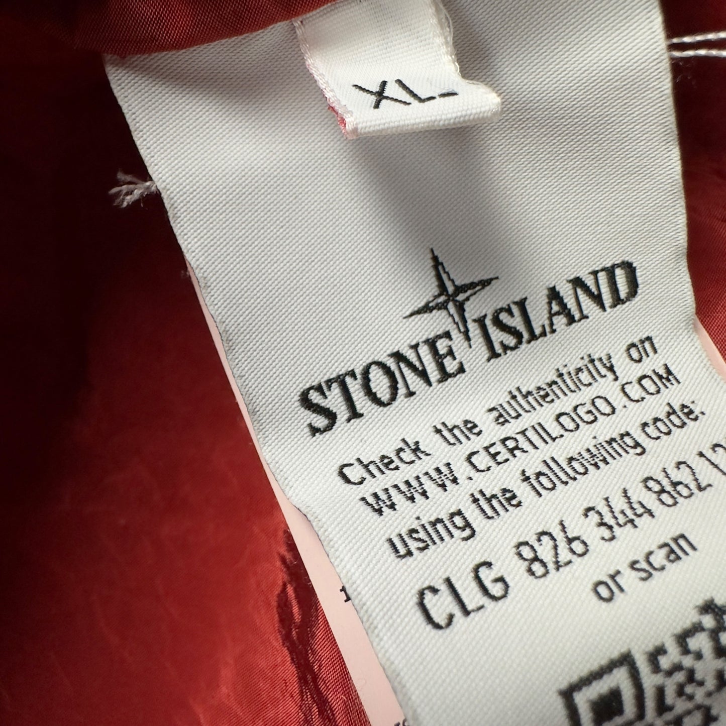 S/S 16 Stone Island Nylon Metal Overshirt - Red