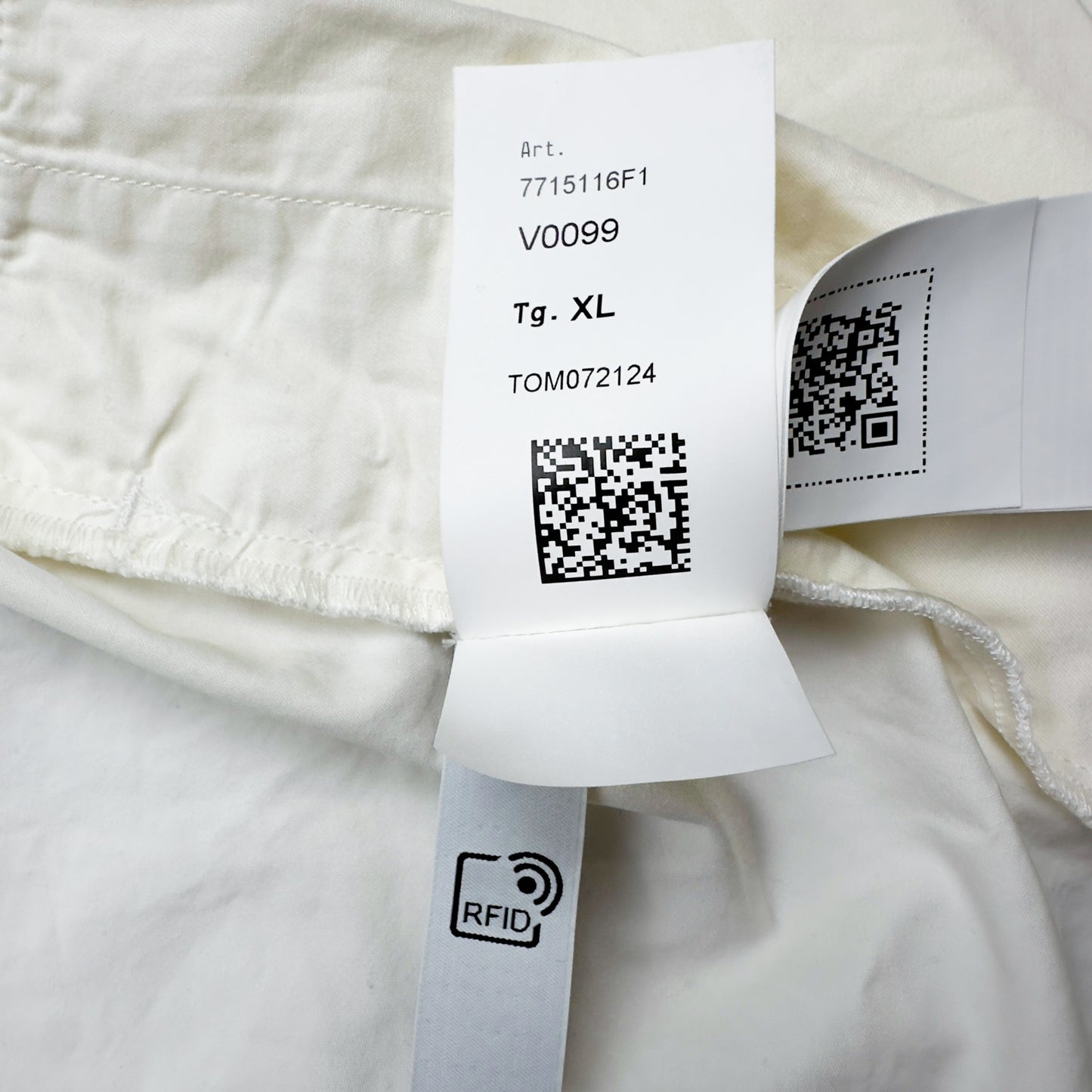 A/W 22 Stone Island O-Ventile Ghost Overshirt - White
