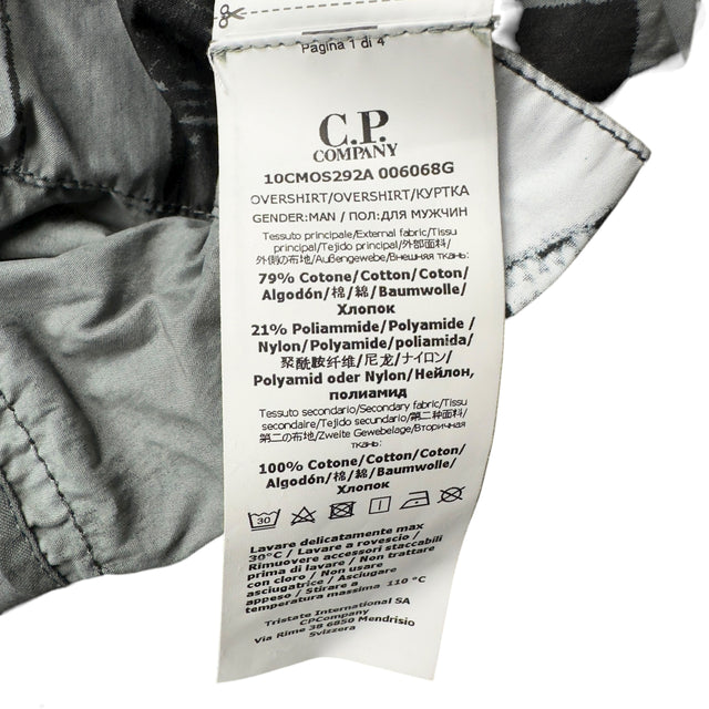 C.P. Company 50 Fili Mutated Block Camo Overshirt Jacket