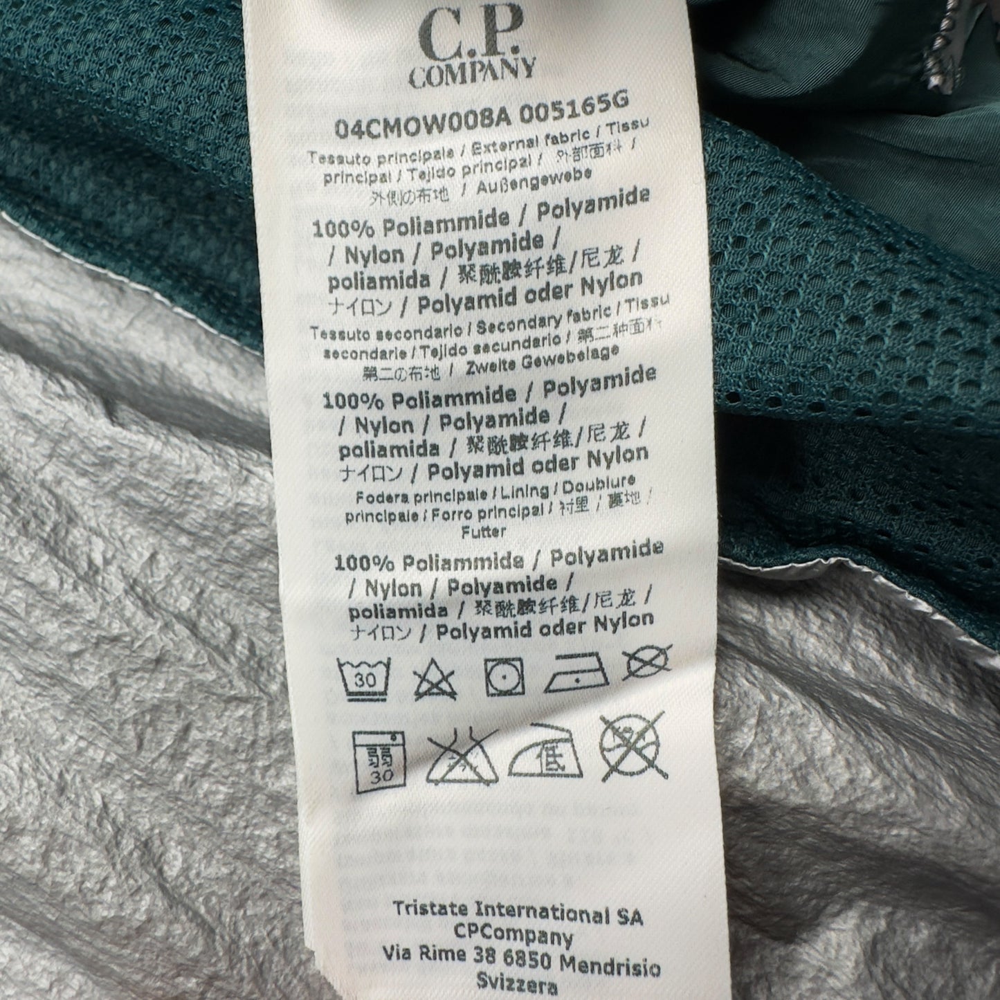 C.P. Company Nyfoil Parka Jacket - Teal